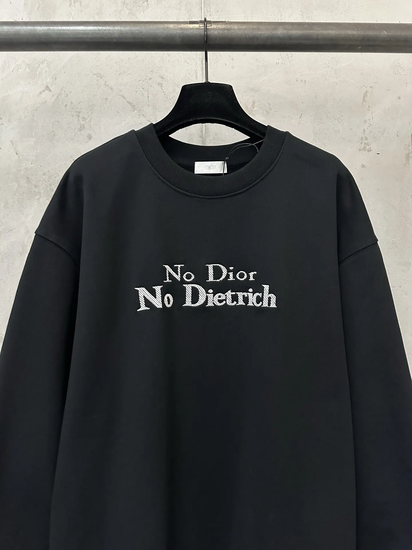 Embroidered Cotton-Jersey Sweatshirt D26023094 — view 3