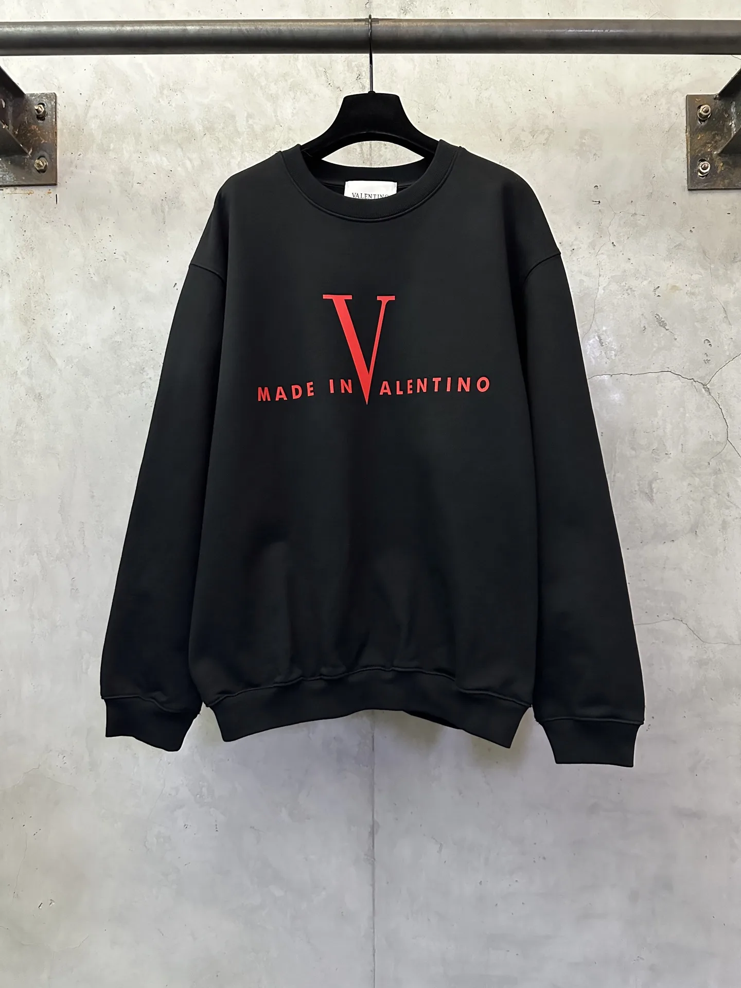 Logo Print Heavyweight Cotton Sweatshirt D26022234