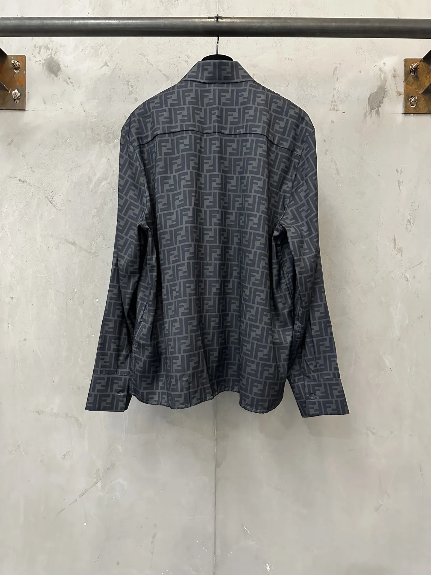 FF Monogram Silk-Blend Shirt D27020479 — view 2