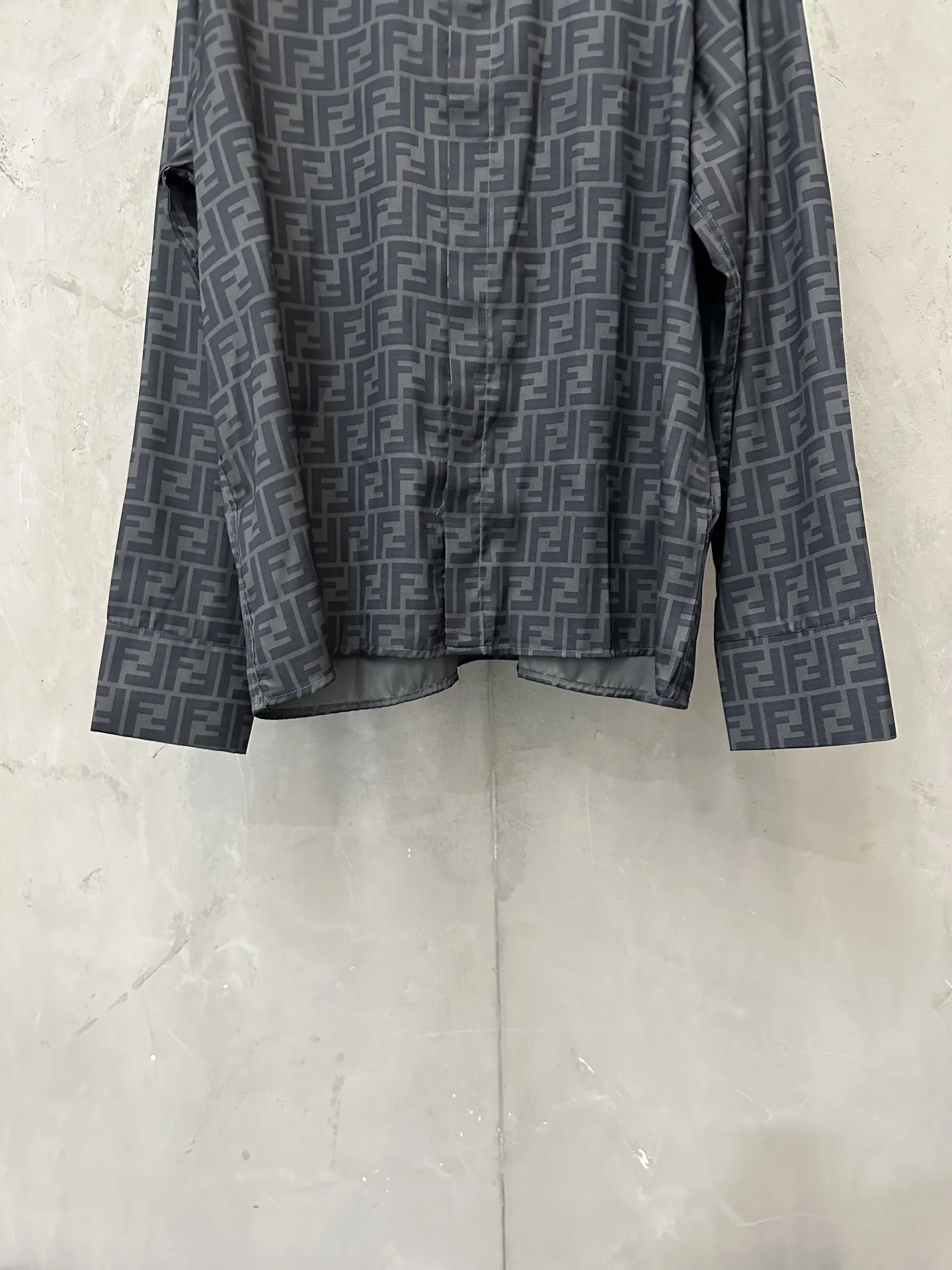 FF Monogram Silk-Blend Shirt D27020479 — view 4