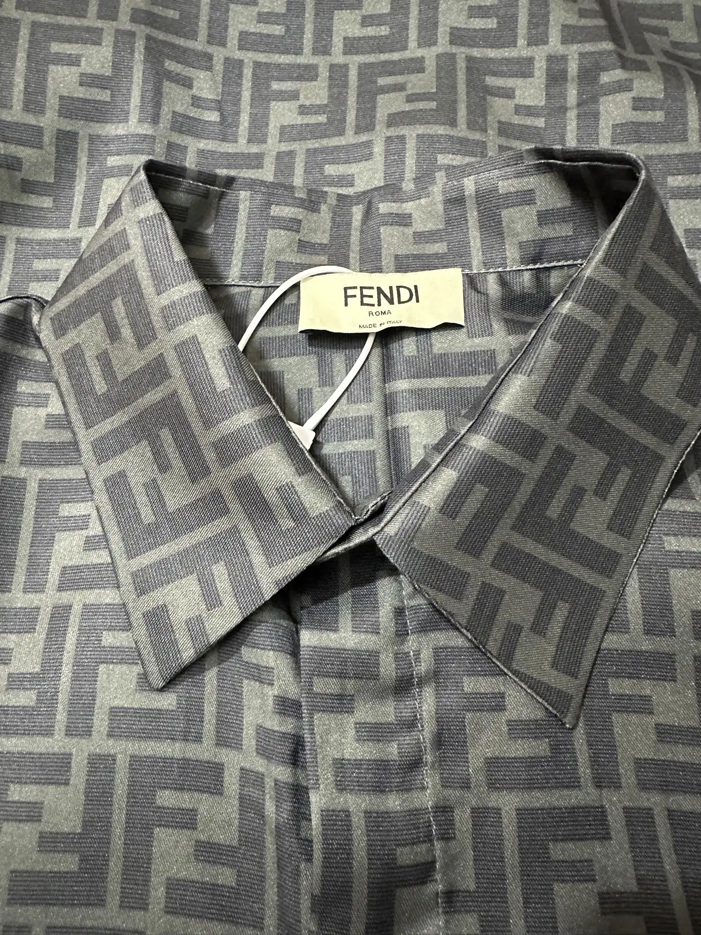 FF Monogram Silk-Blend Shirt D27020479 — view 6