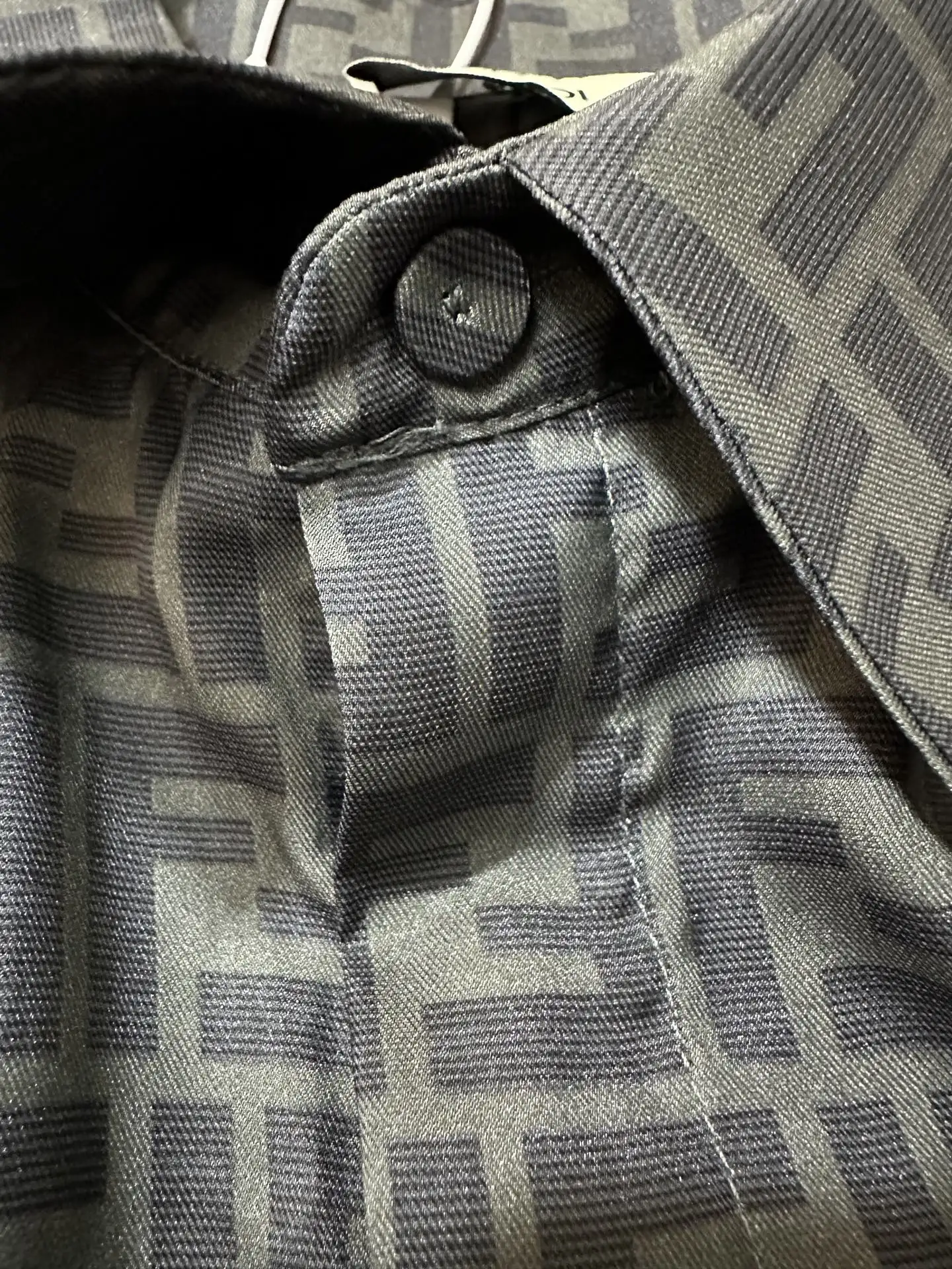 FF Monogram Silk-Blend Shirt D27020479 — view 7