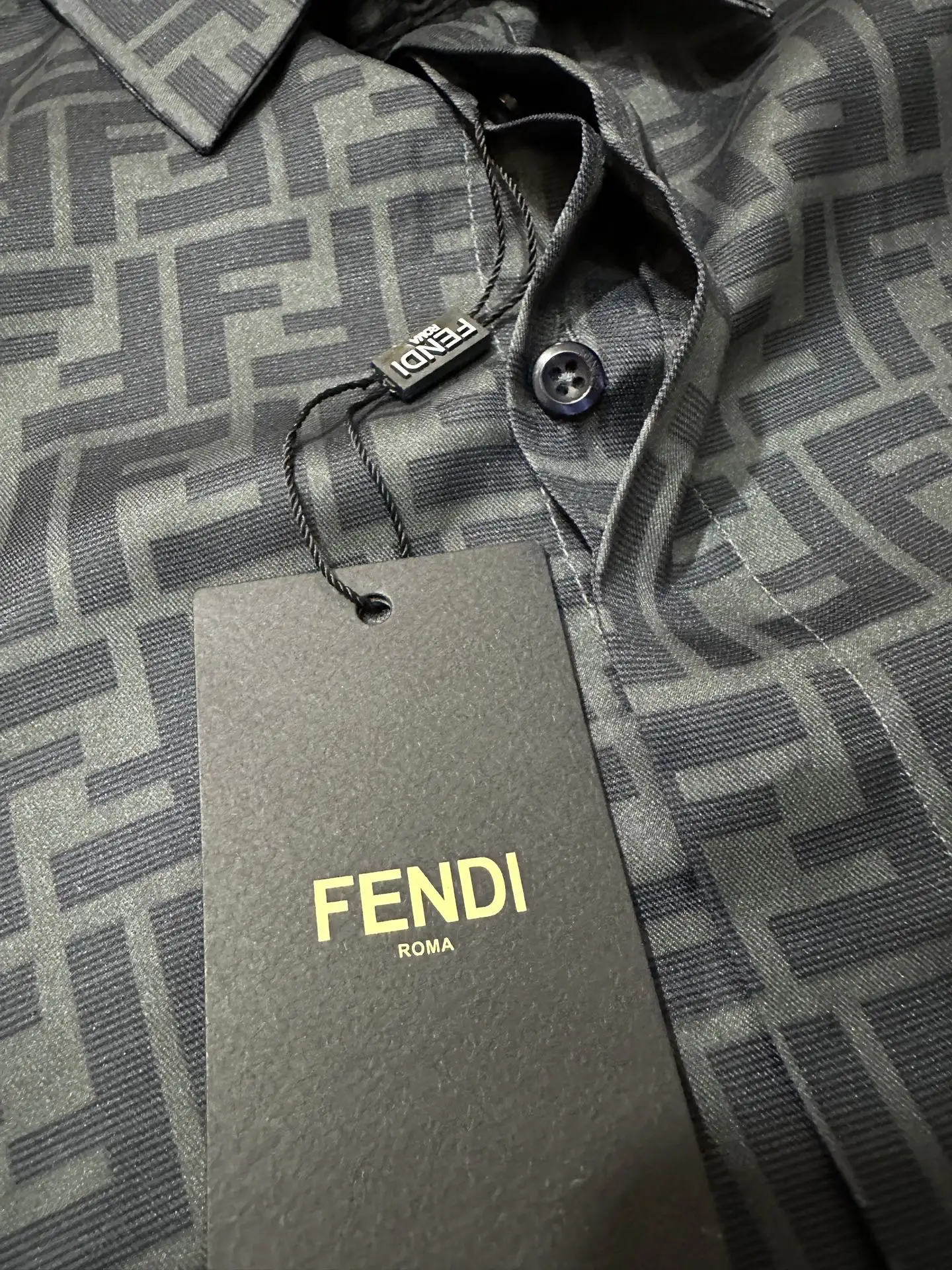 FF Monogram Silk-Blend Shirt D27020479 — view 8