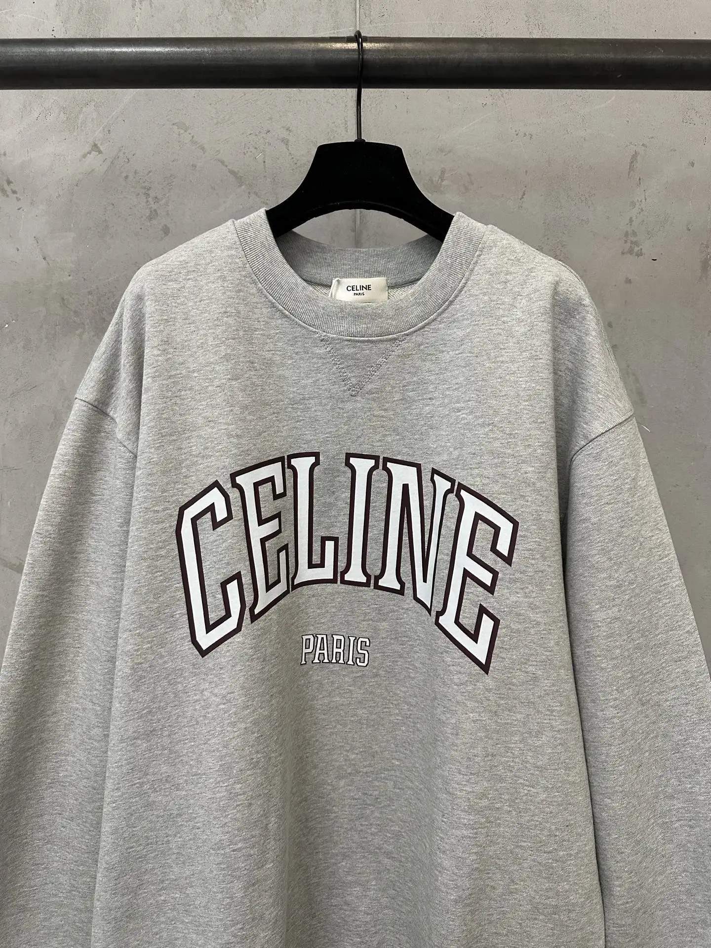 Paris Logo Cotton-Jersey Sweatshirt D27022272 — view 3
