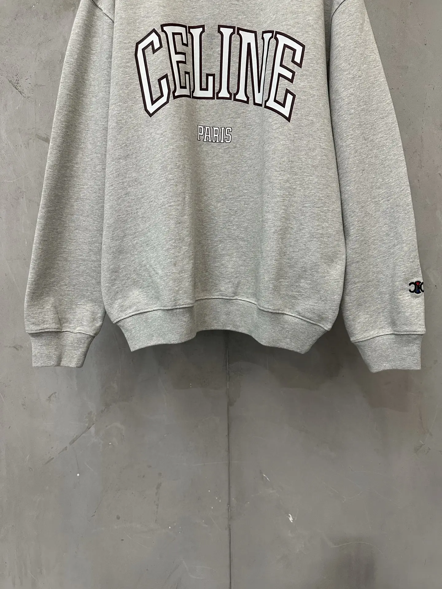 Paris Logo Cotton-Jersey Sweatshirt D27022272 — view 4