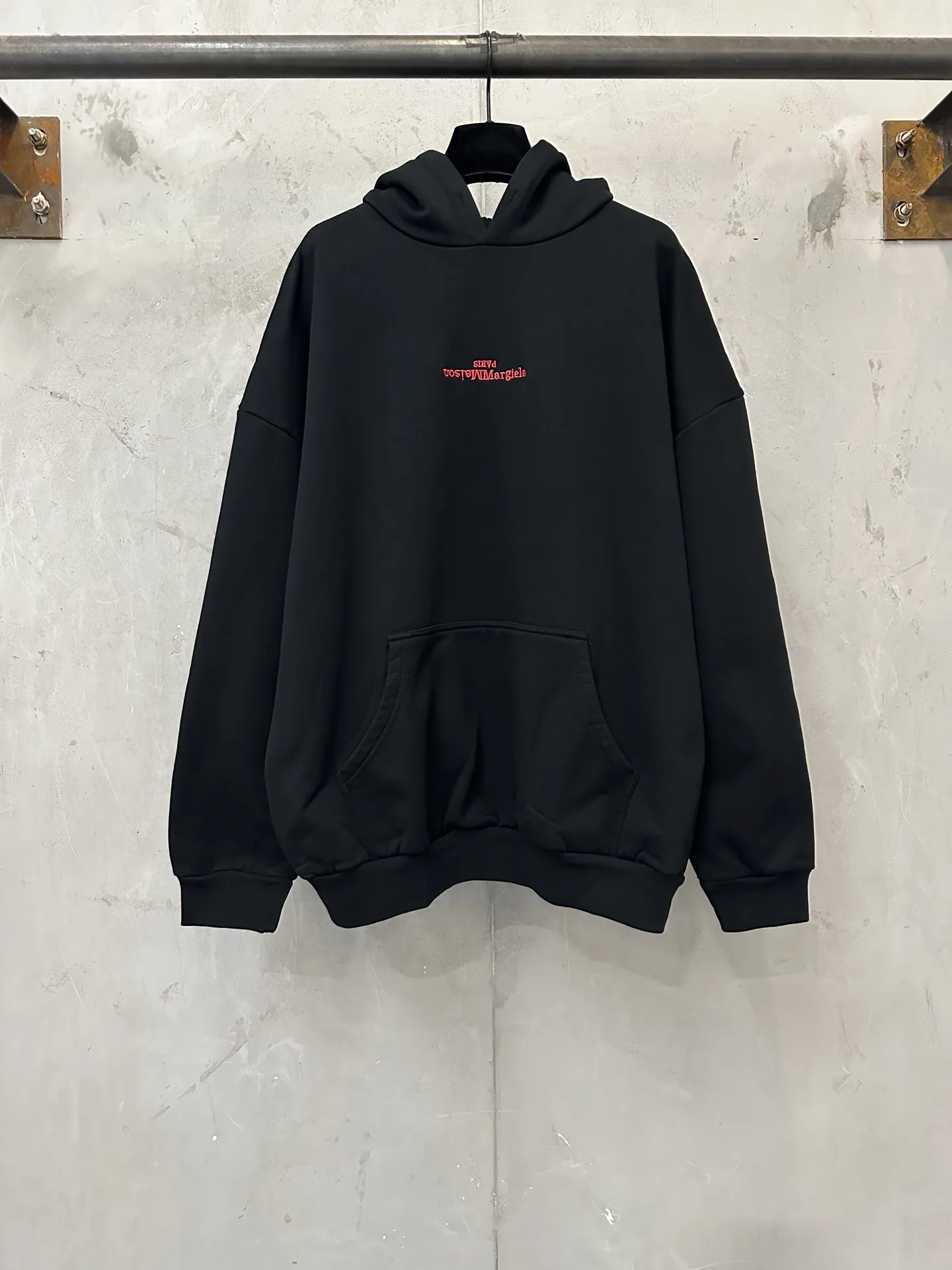 Logo Embroidery Oversized Cotton Hoodie D28020655