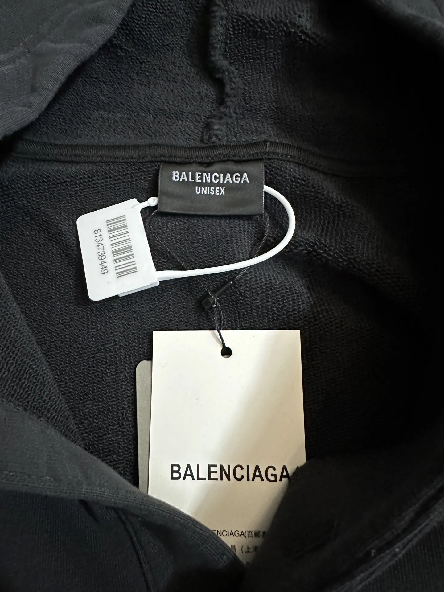 Logo Embroidery Open-Neck Hoodie D29018940 — view 8