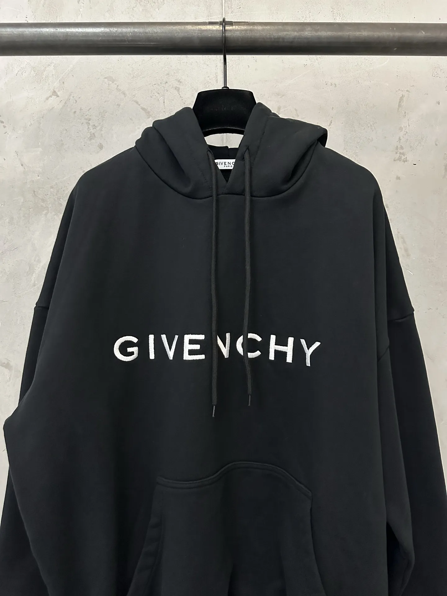Logo Embroidered Cotton-Jersey Hoodie D29020471 — view 3