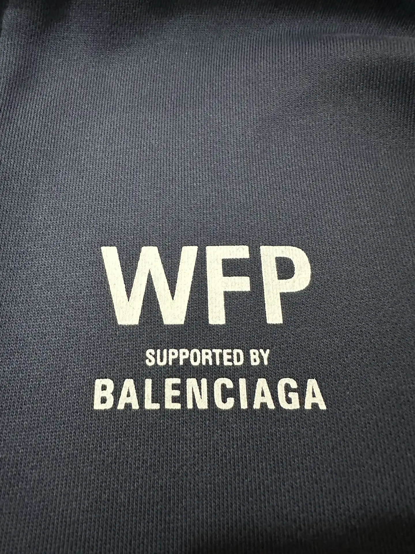 WFP Logo Print Zip-Up Hoodie D31020525 — view 7