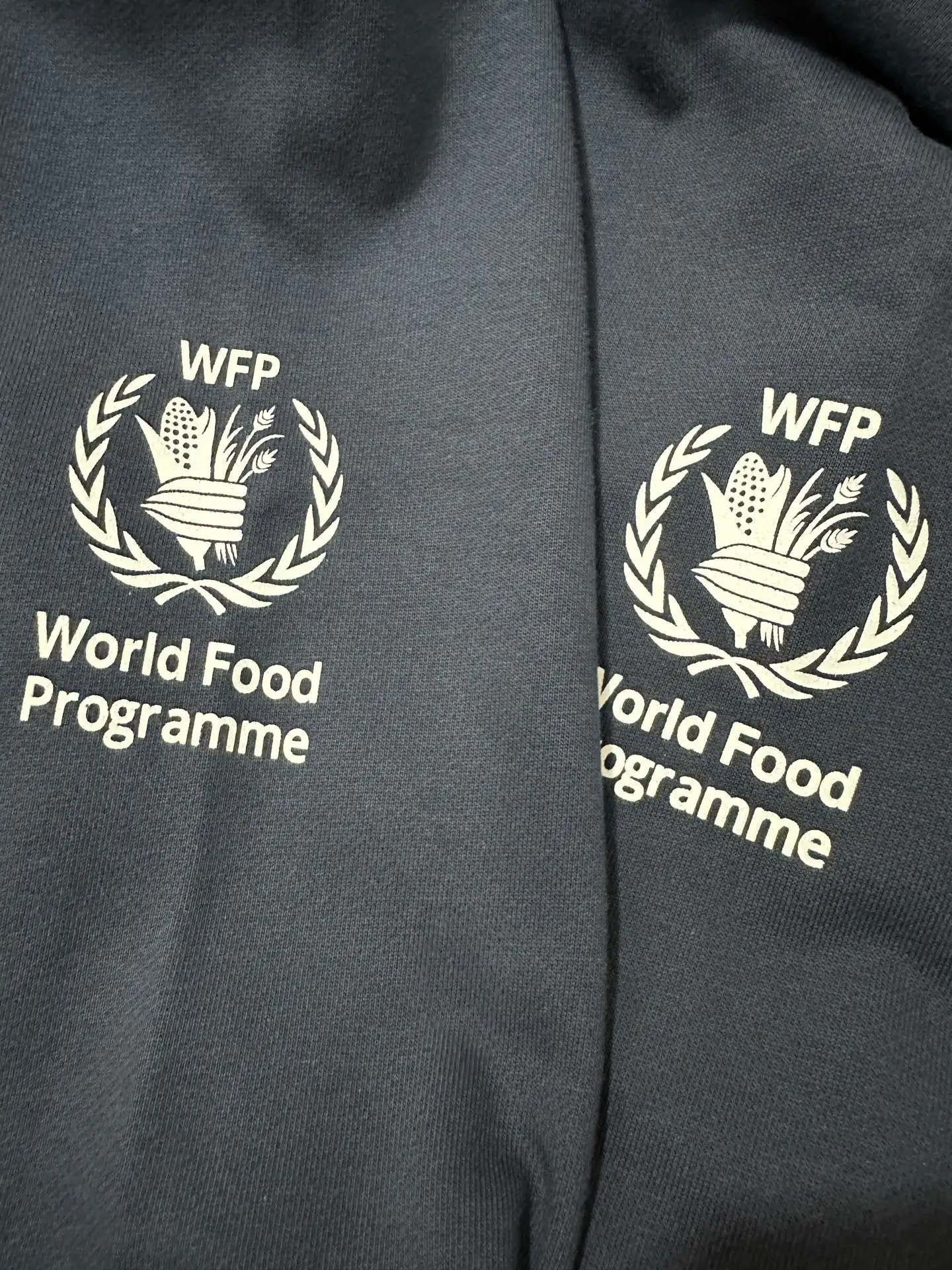 WFP Logo Print Zip-Up Hoodie D31020525 — view 8