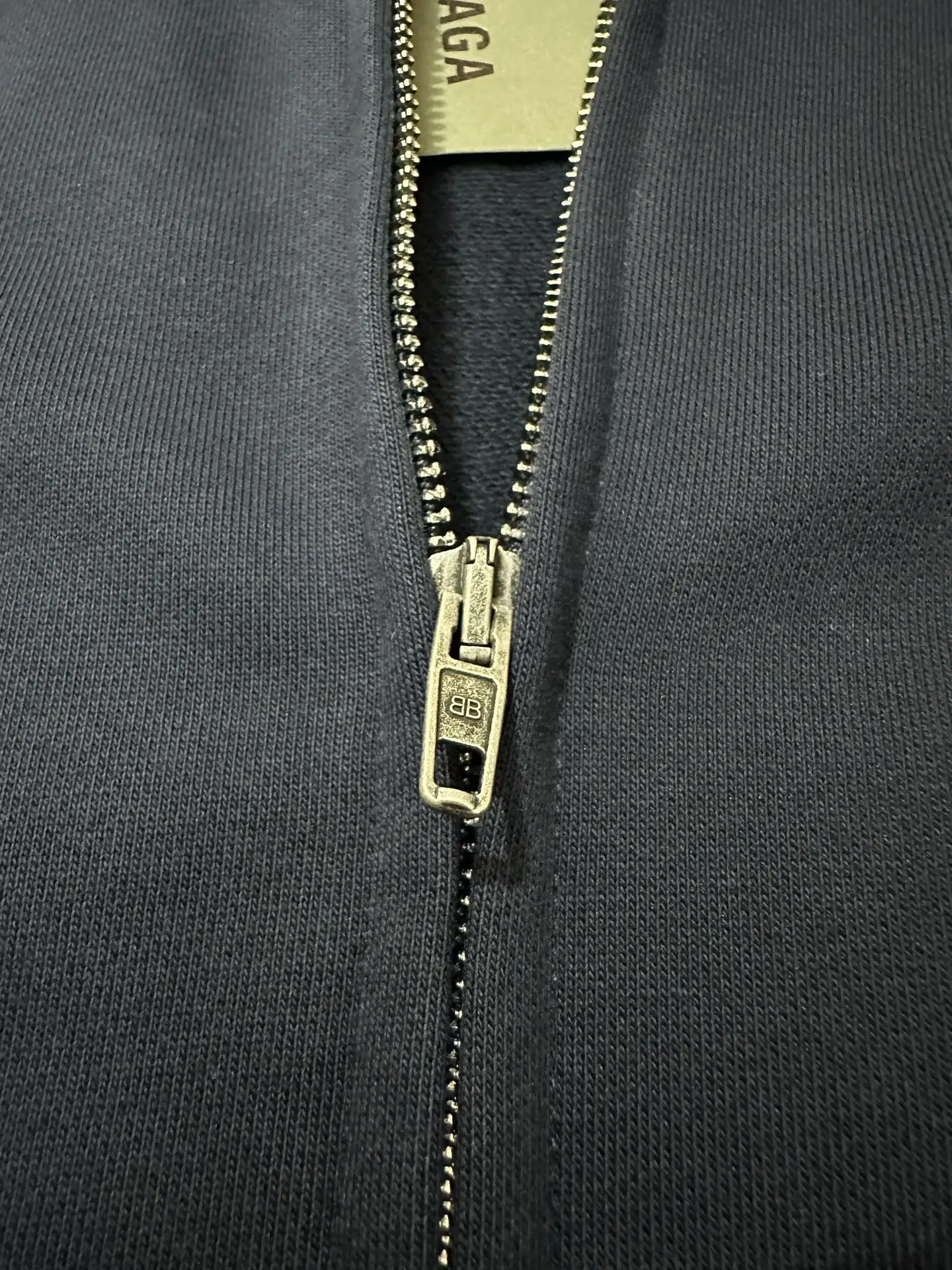 WFP Logo Print Zip-Up Hoodie D31020525 — view 11