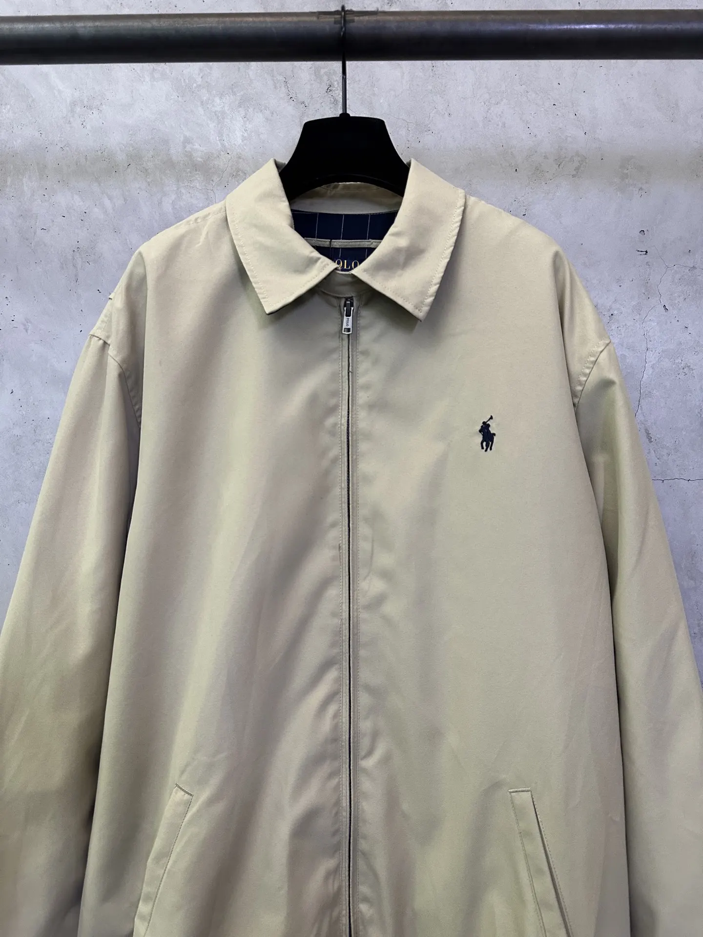 Embroidered Cotton Harrington Jacket D33015293 — view 3
