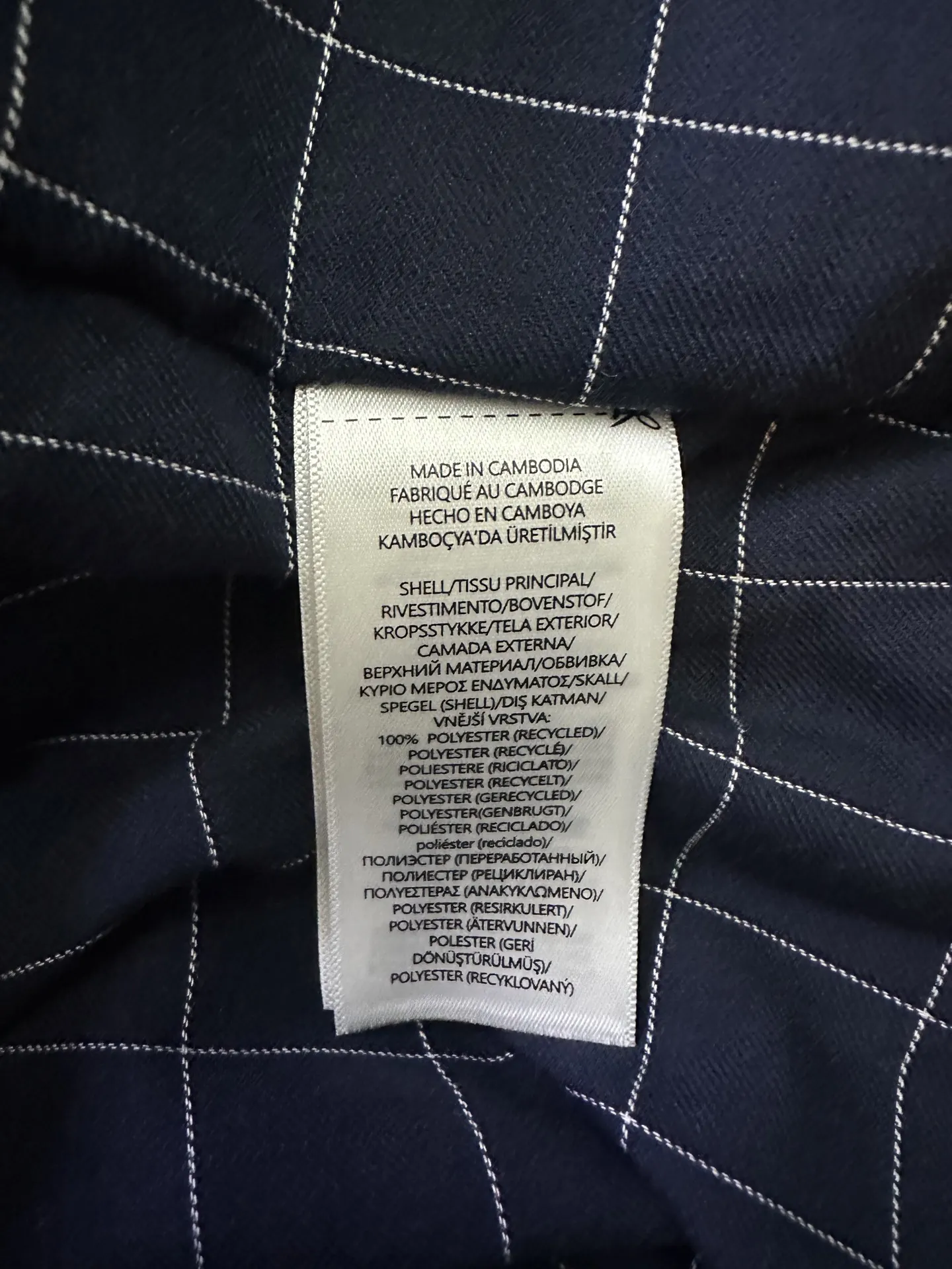 Embroidered Cotton Harrington Jacket D33015293 — view 9