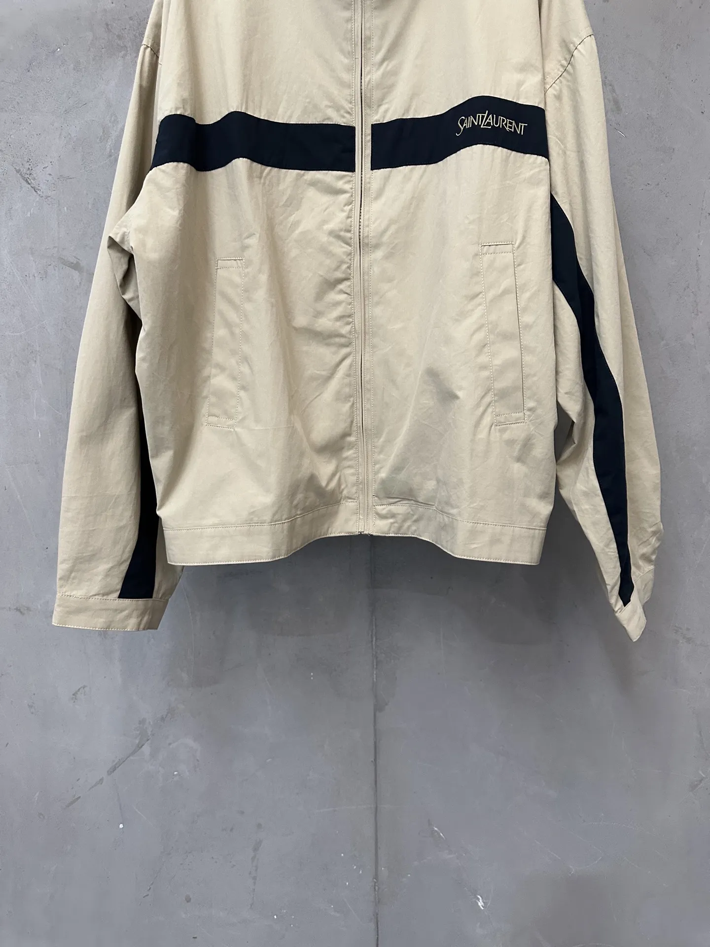 Embroidered Cotton Canvas Zip-Up Jacket D33020501 — view 4