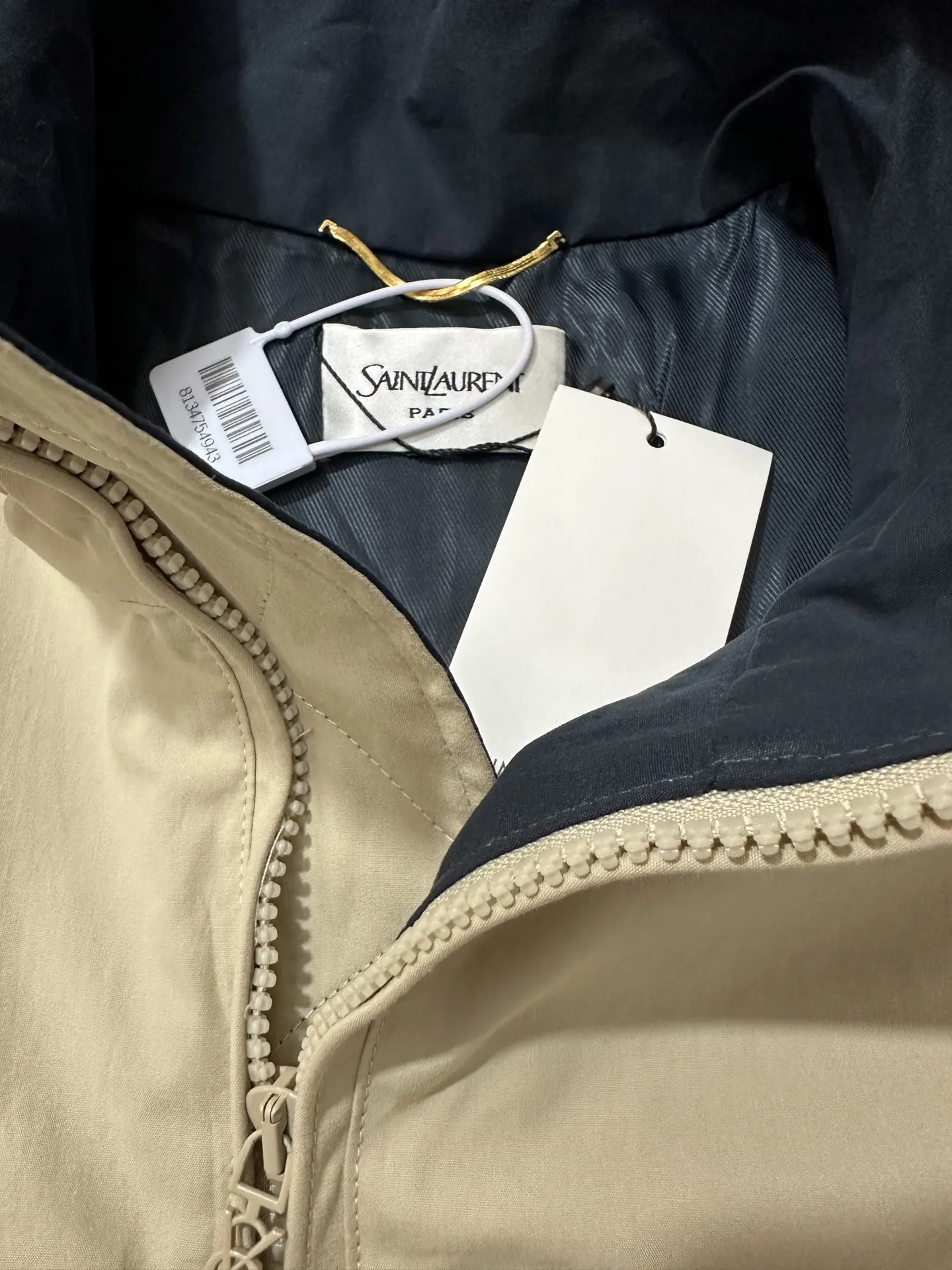 Embroidered Cotton Canvas Zip-Up Jacket D33020501 — view 6