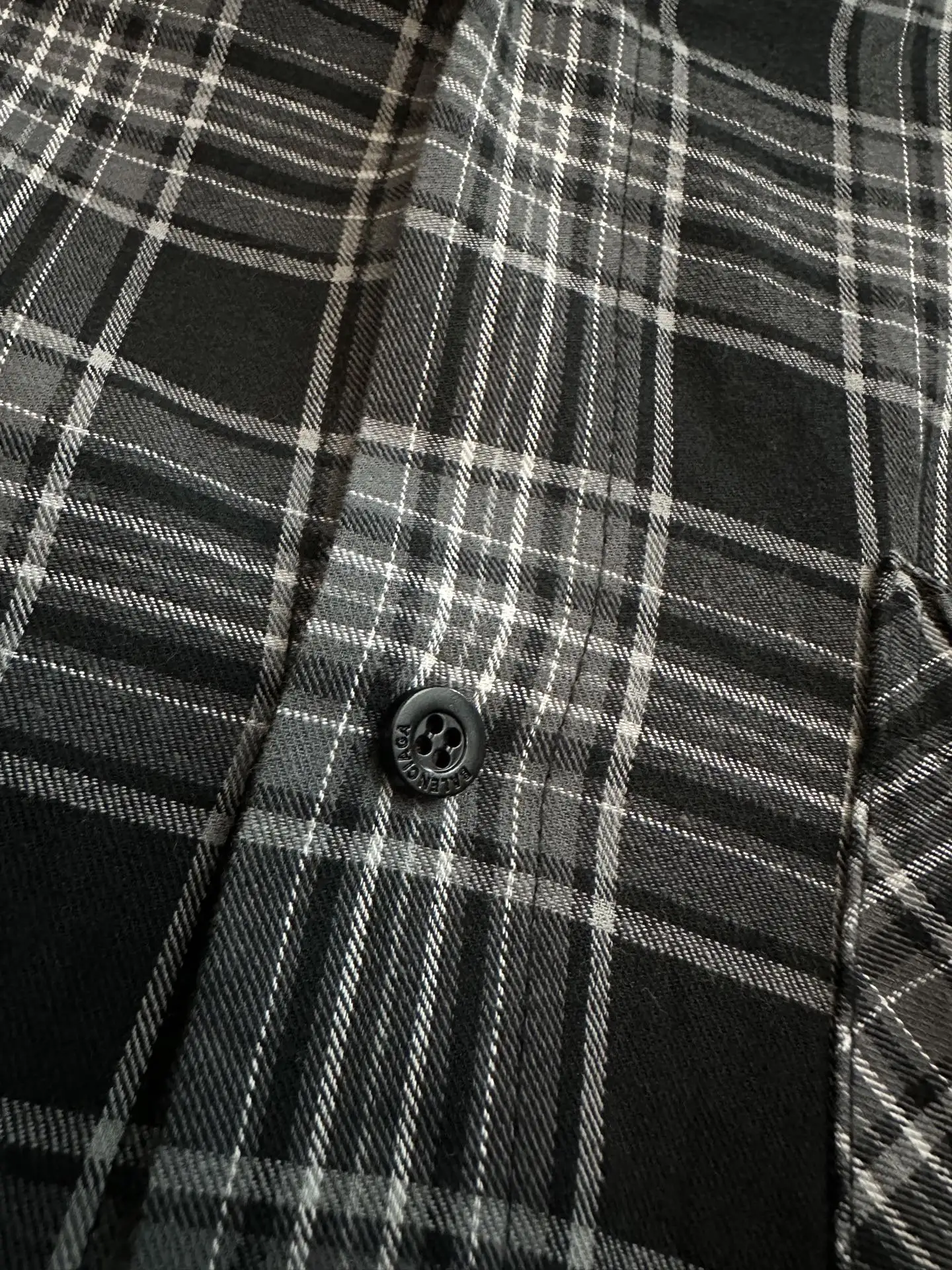 Panelled Checked Hooded Jacket D40011923 — view 8
