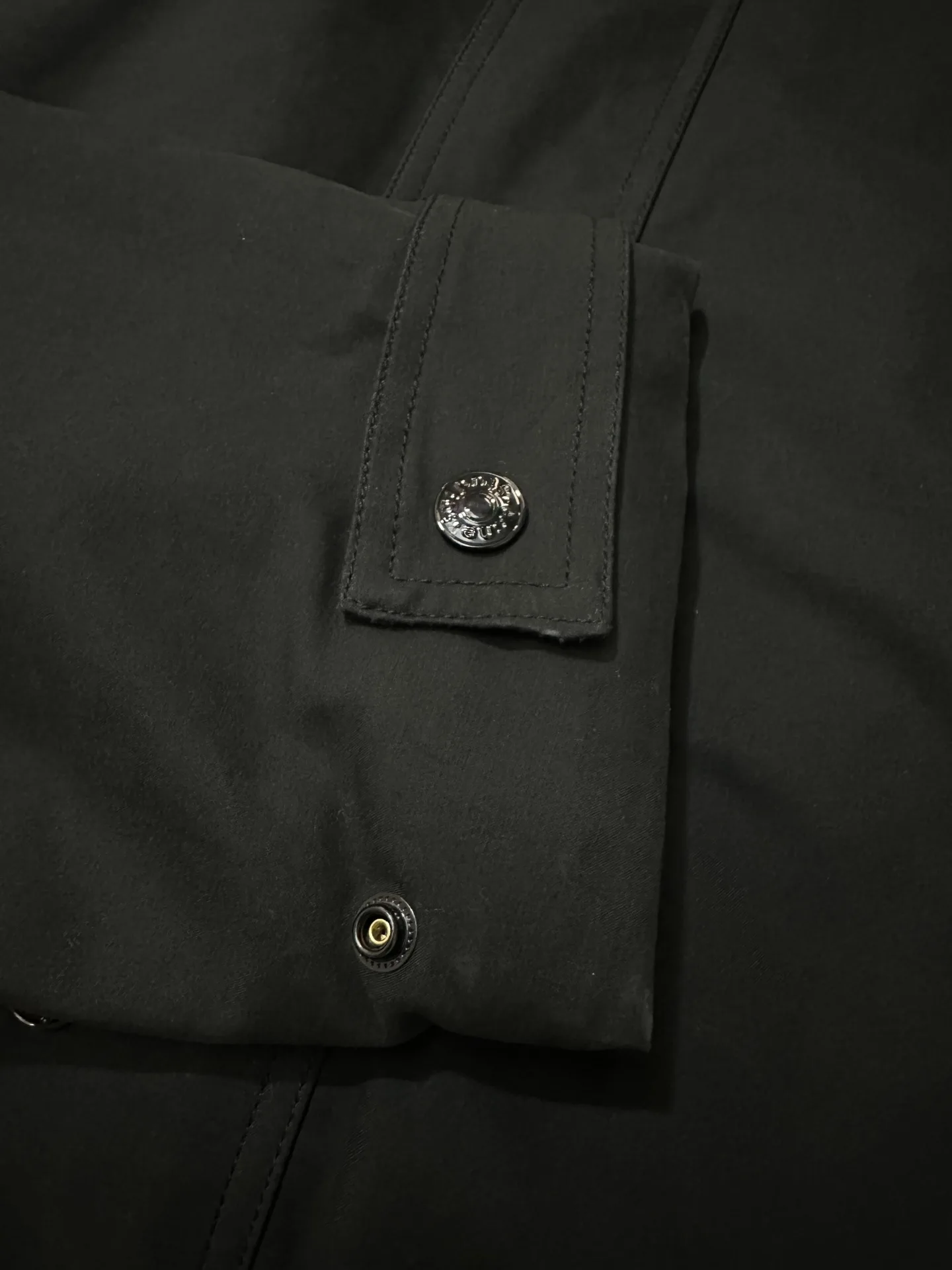 Leather-Trimmed Cotton Twill Jacket D44023141 — view 9
