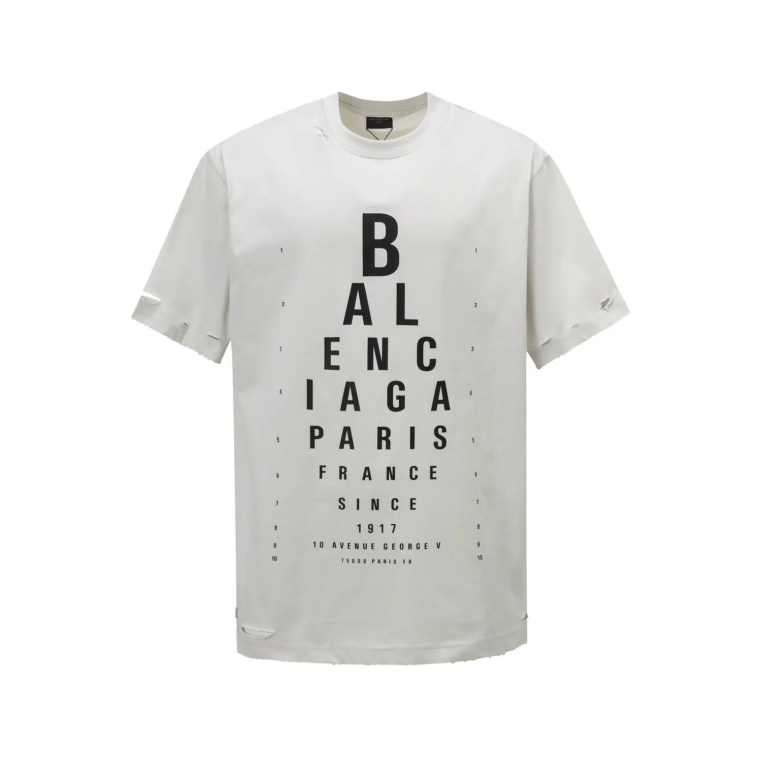 Distressed Eye Chart Logo T-Shirt D11518652