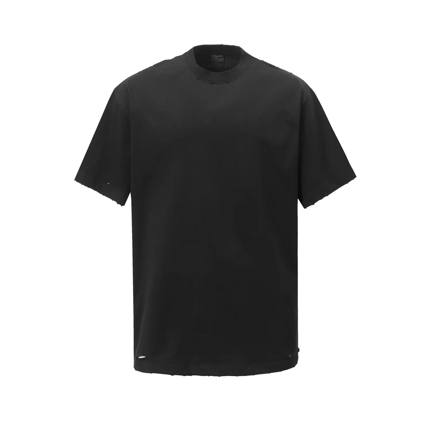 Oversized Distressed Cotton-Jersey T-Shirt D11518662