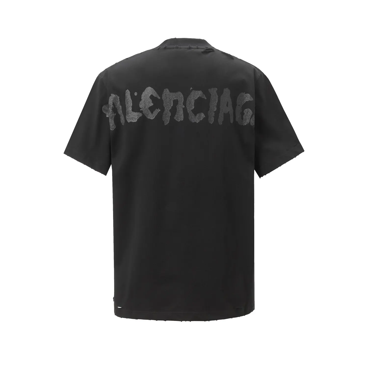Oversized Distressed Cotton-Jersey T-Shirt D11518662 — view 8