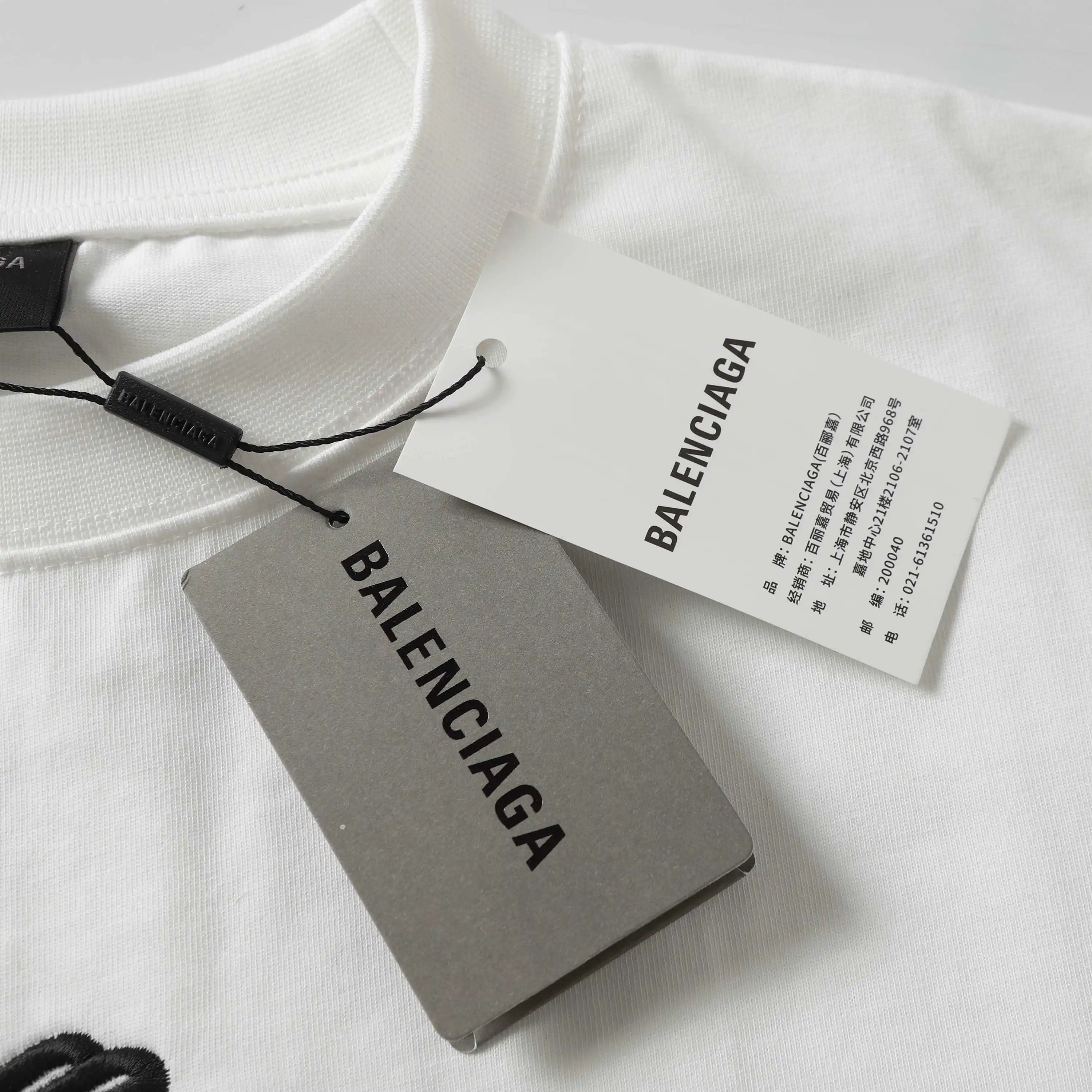 Logo Embroidery Oversized Cotton T-Shirt D15018722 — view 34