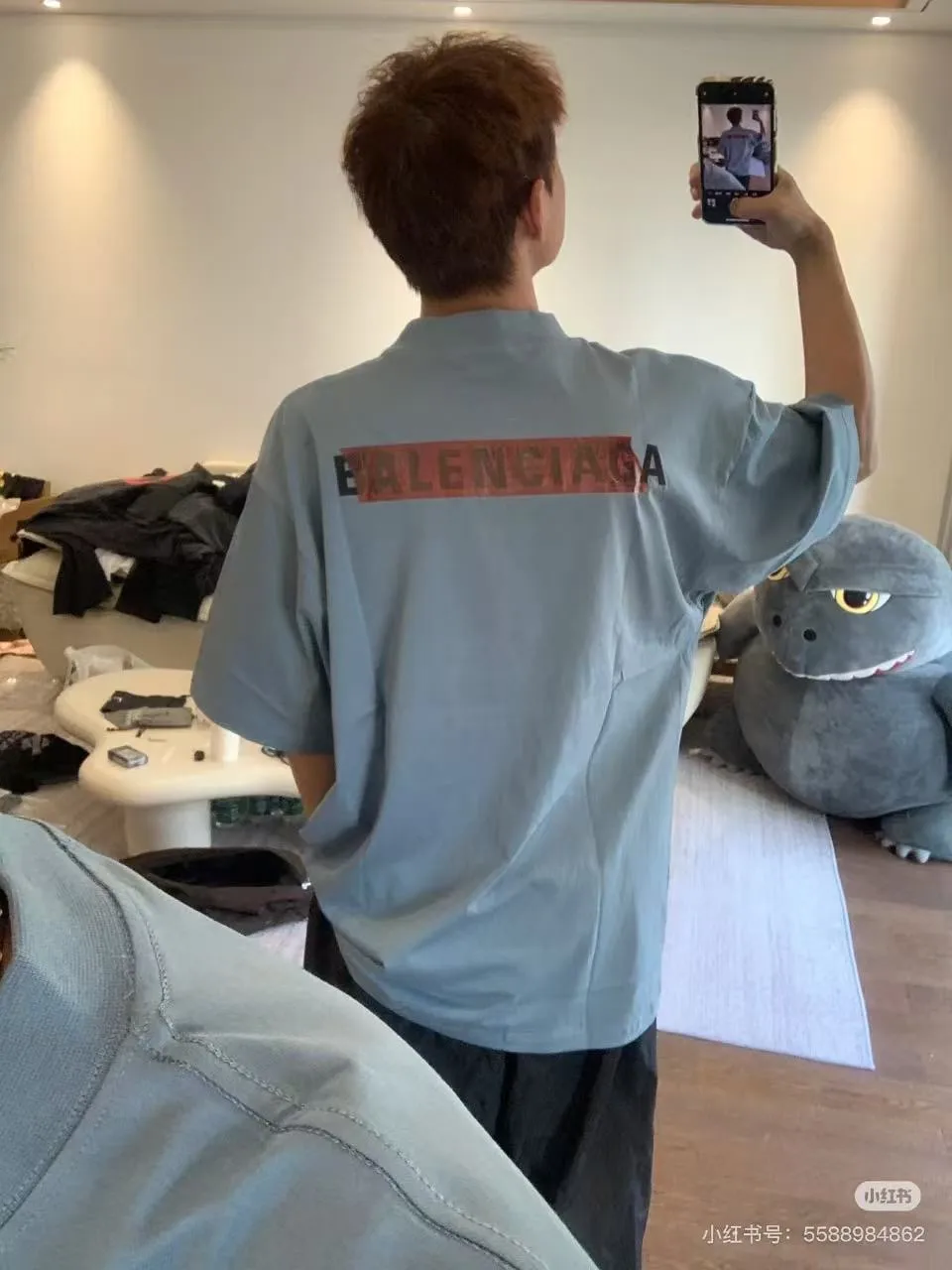 Embroidered Logo Oversized T-Shirt D15518717 — view 3