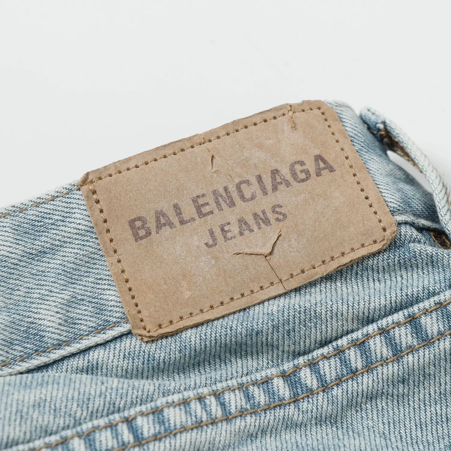 Panelled Wide-Leg Denim Jeans D28018617 — view 22