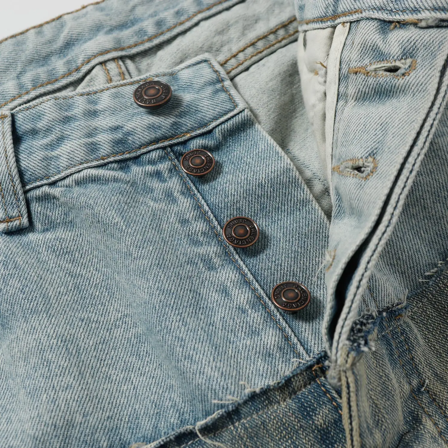 Panelled Wide-Leg Denim Jeans D28018617 — view 23