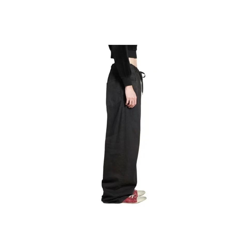 Asymmetric Paneled Straight-Leg Jeans D23520560 — view 7