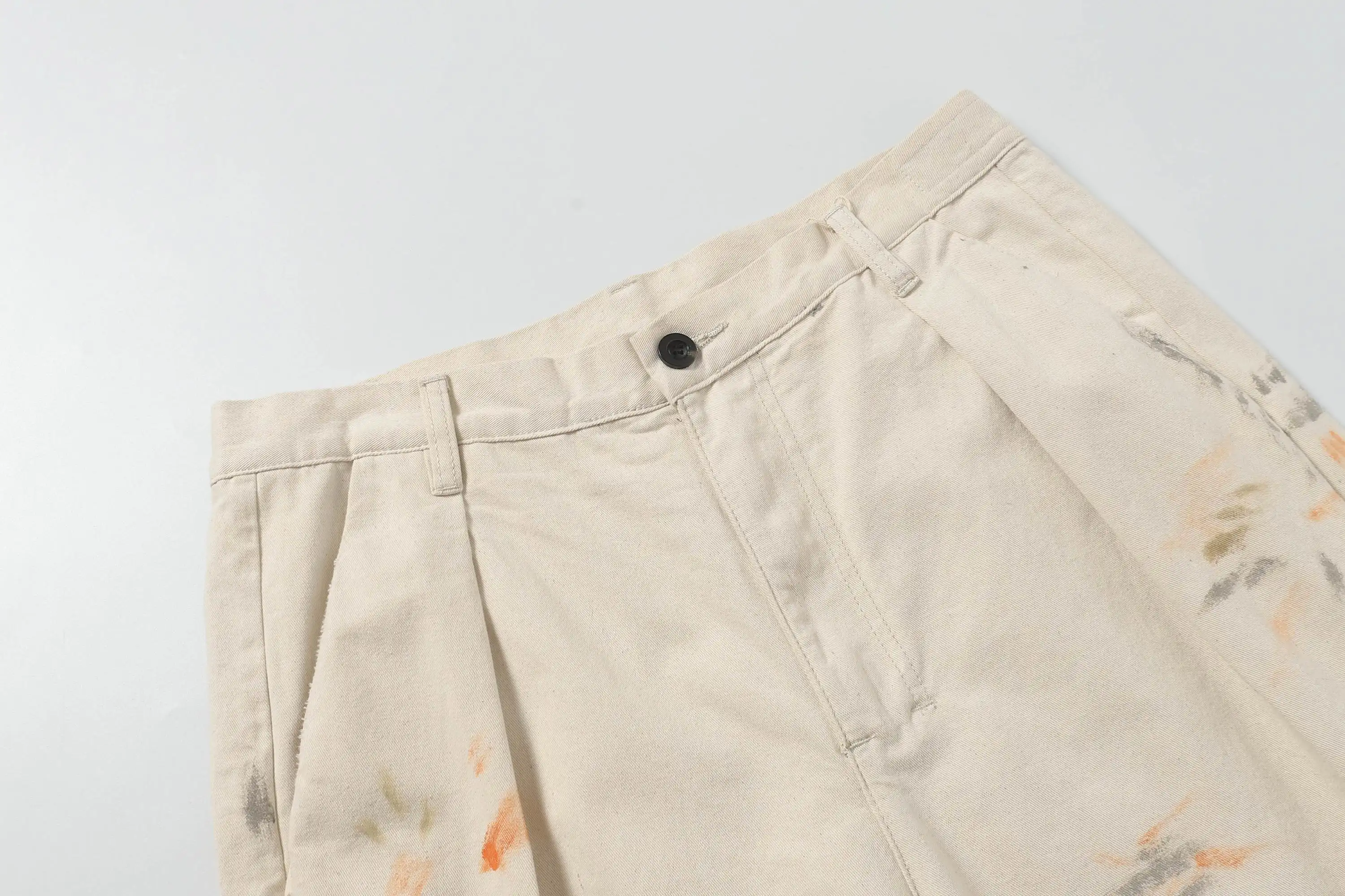 Ancellm Paint-Splatter Double-Pleat Trousers D18520554 — view 22