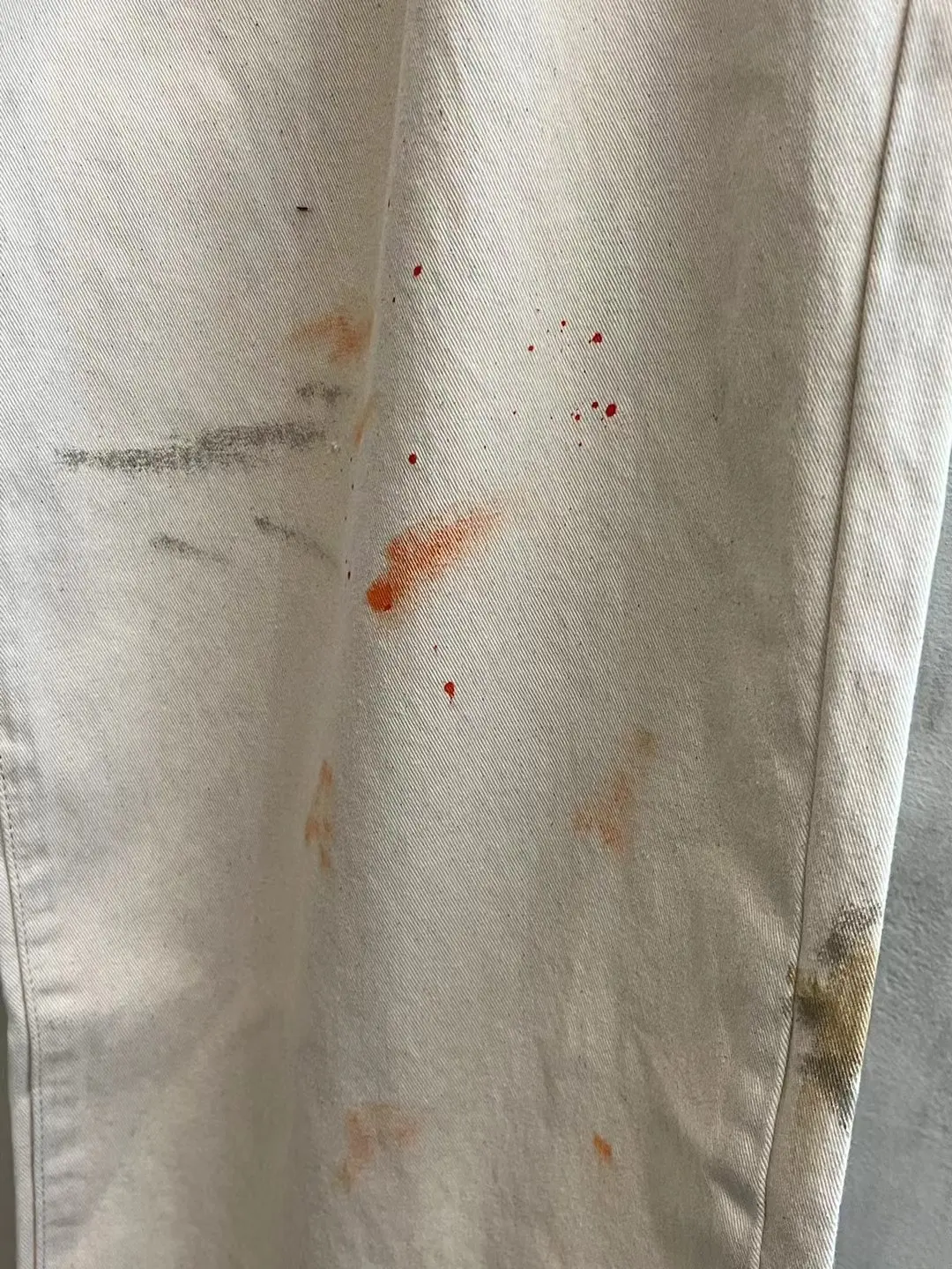Ancellm Paint-Splatter Double-Pleat Trousers D18520554 — view 34