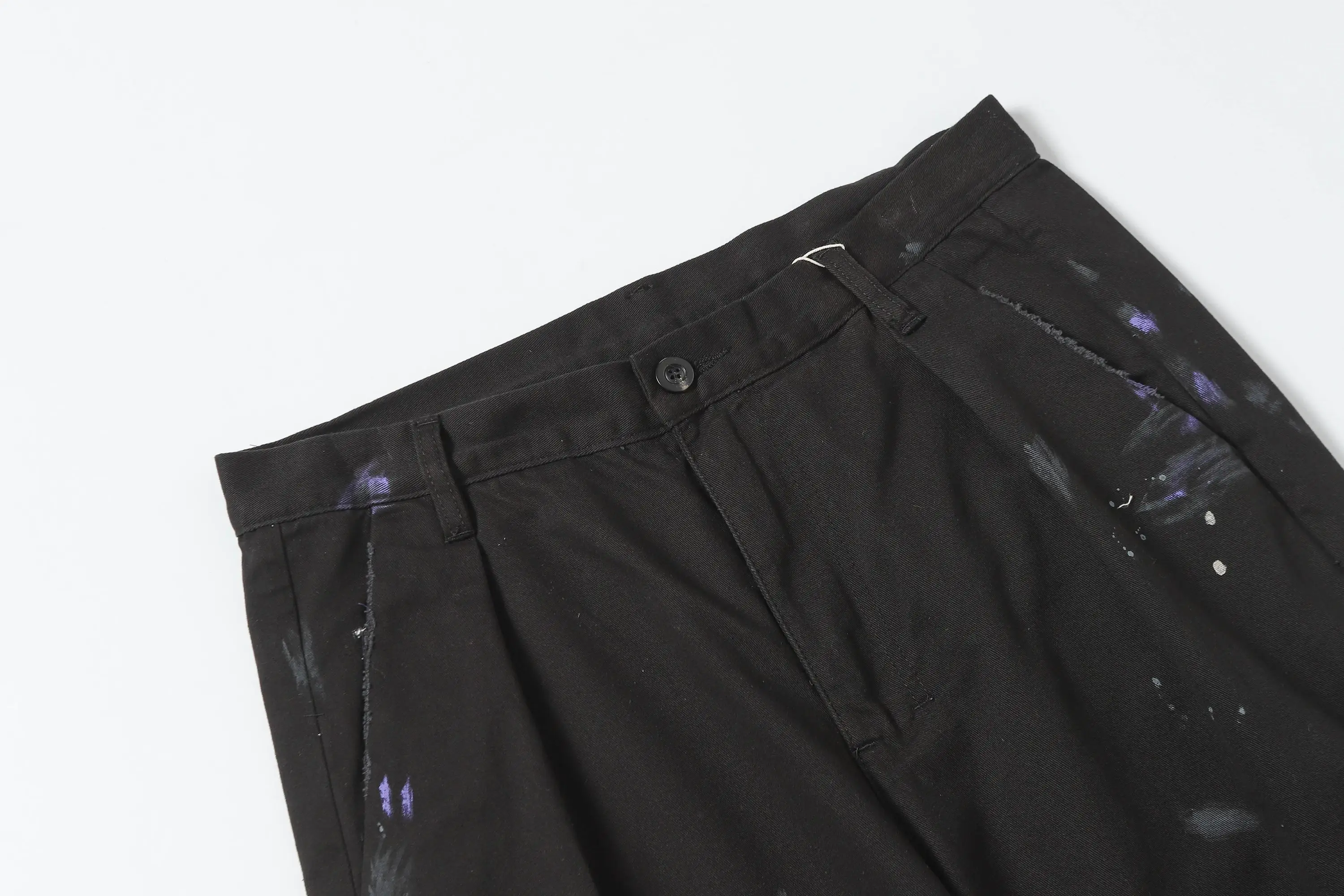 Ancellm Paint-Splatter Double-Pleat Trousers D18520554 — view 37