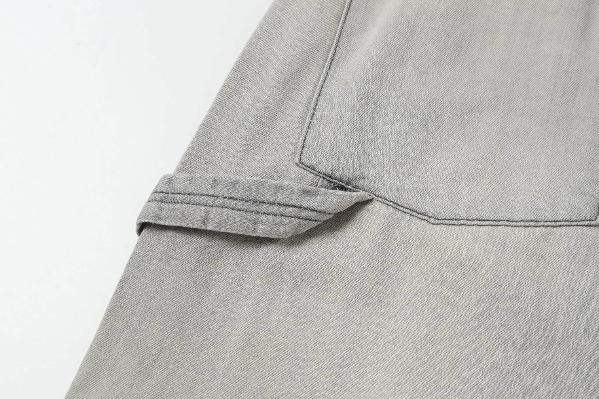 Ancellm Distressed Wide-Leg Denim Trousers D20520565 — view 14