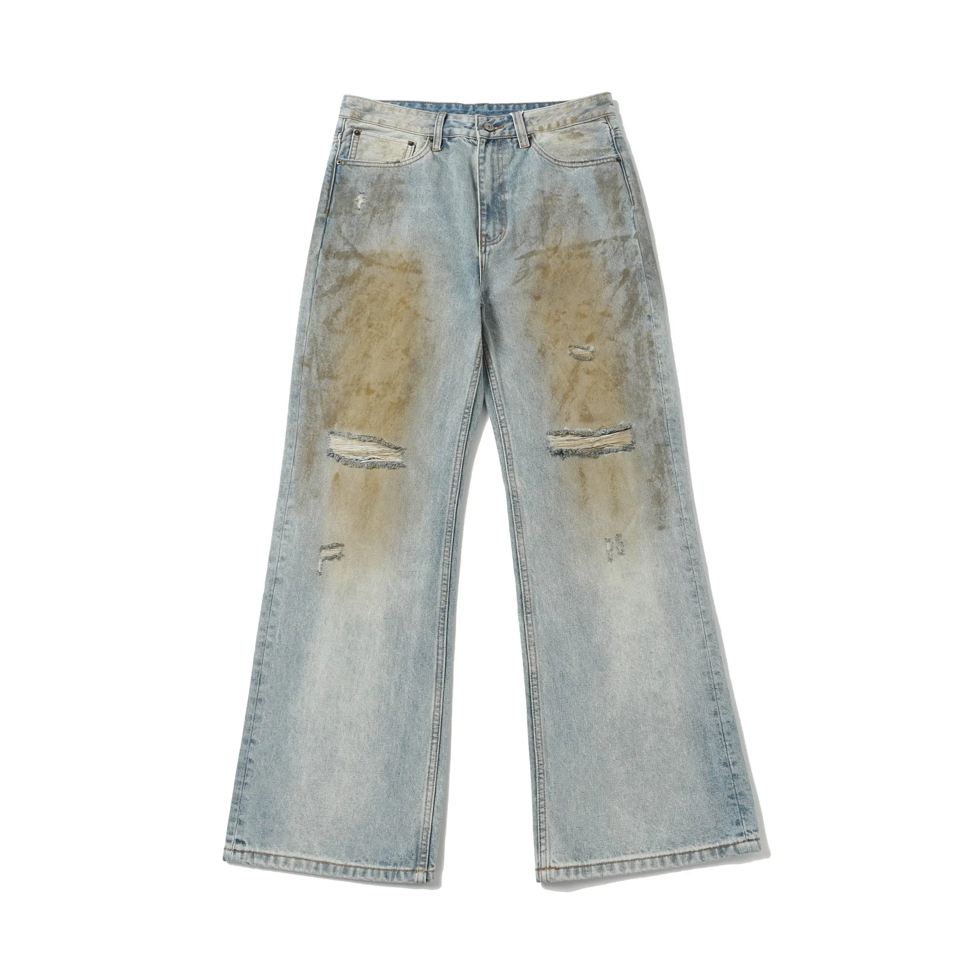 Acne Studios 2021 Loose-Fit Distressed Jeans D21520563 — view 10