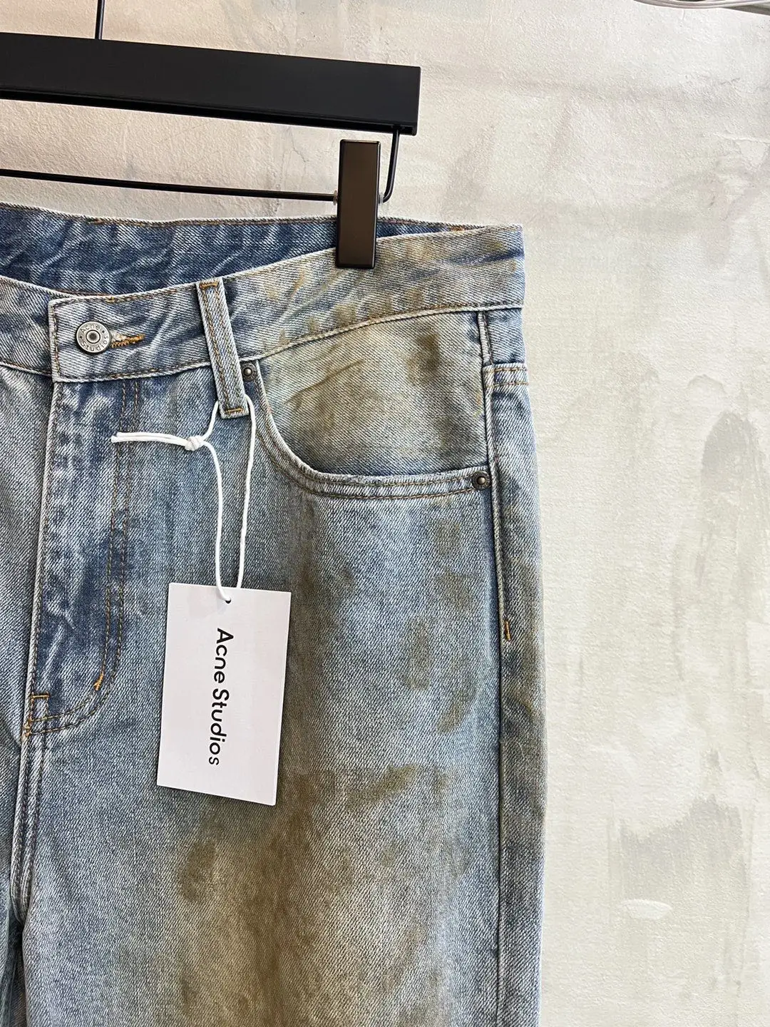 Acne Studios 2021 Loose-Fit Distressed Jeans D21520563 — view 21
