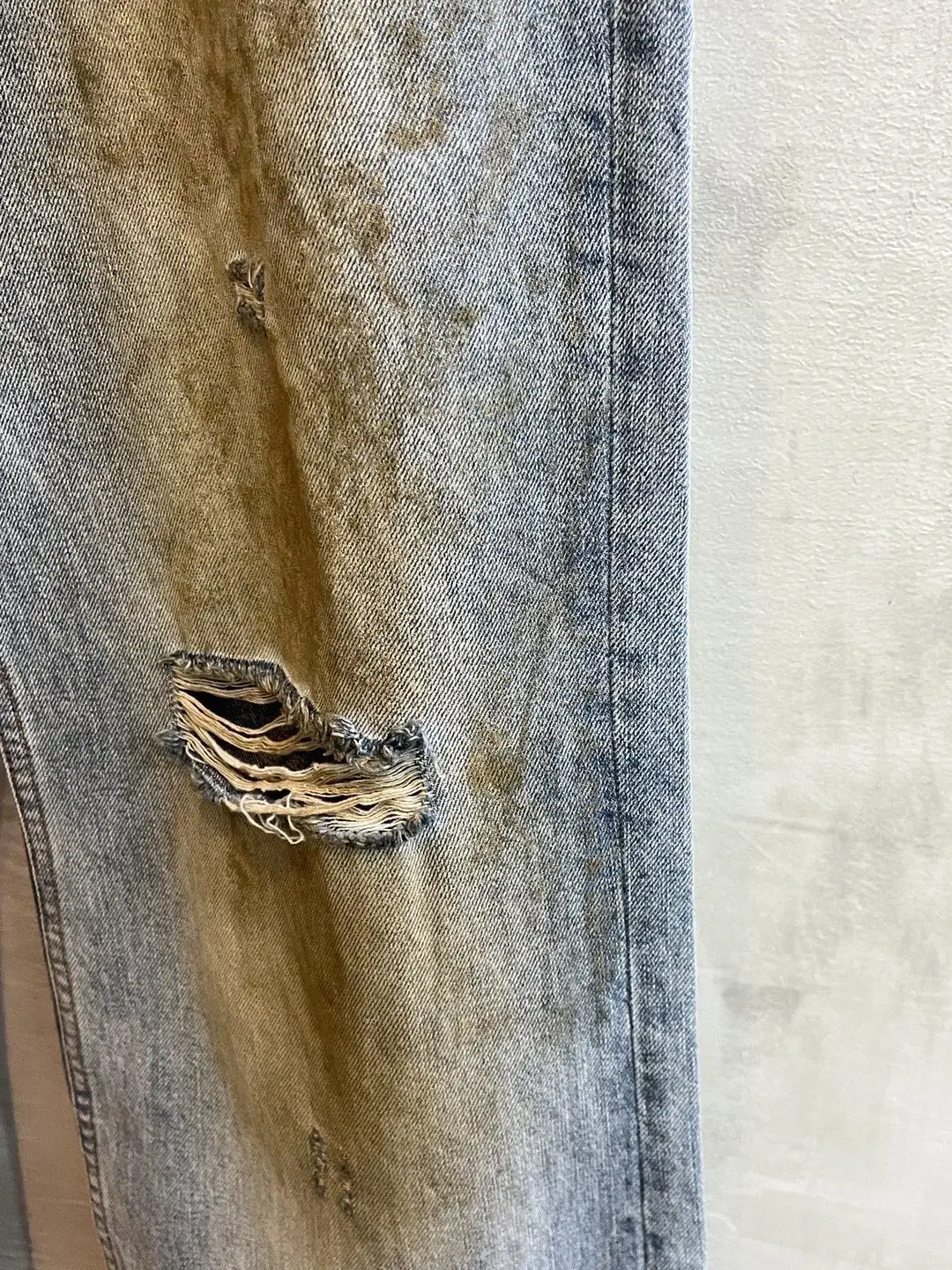 Acne Studios 2021 Loose-Fit Distressed Jeans D21520563 — view 22