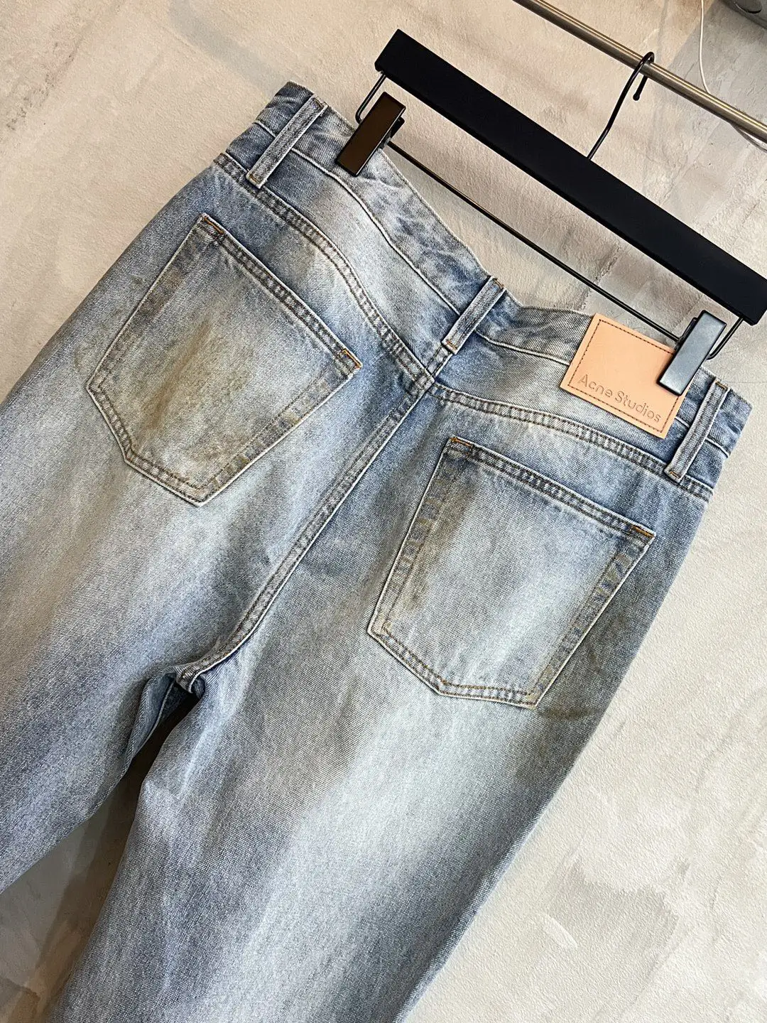 Acne Studios 2021 Loose-Fit Distressed Jeans D21520563 — view 25