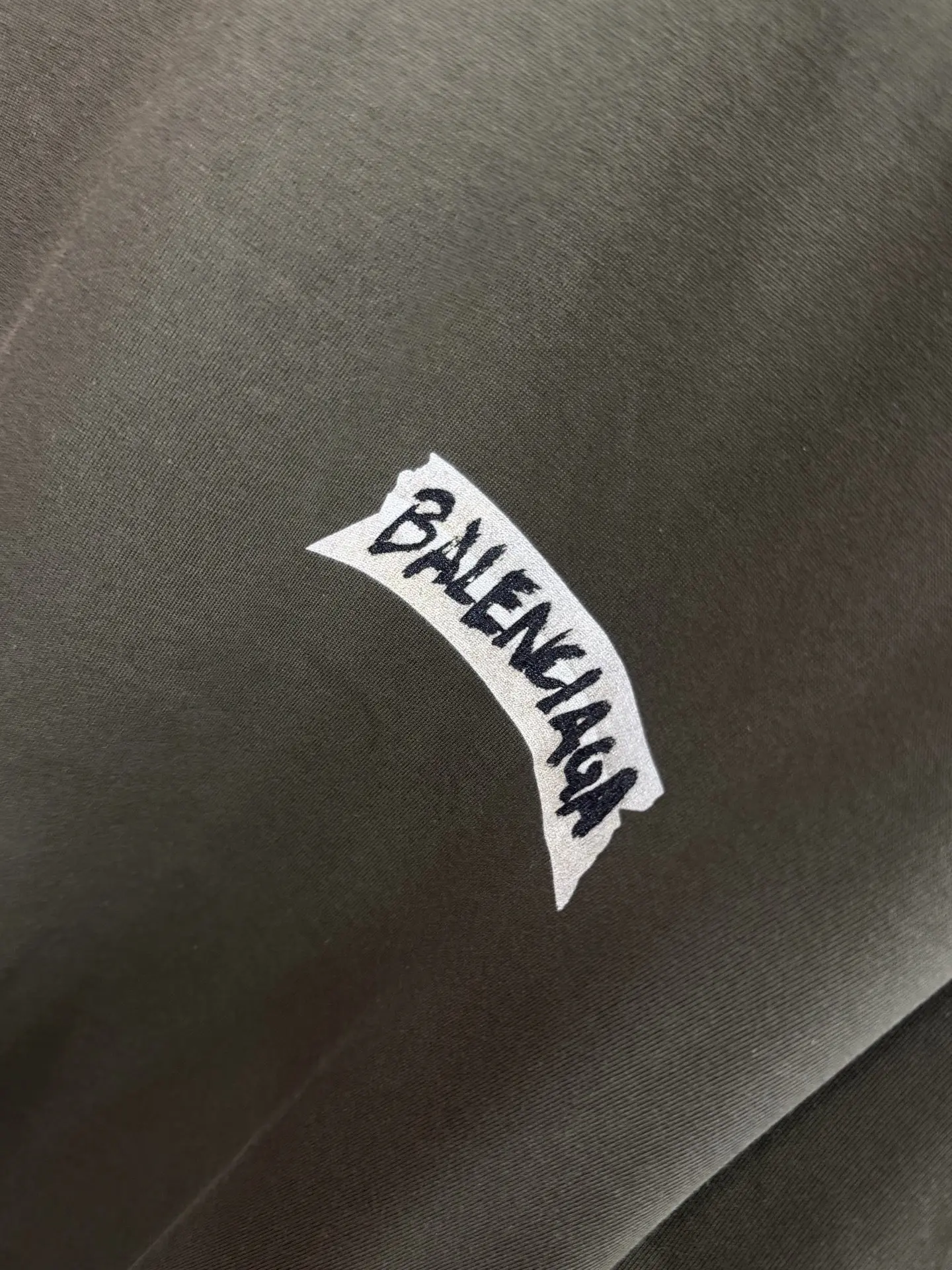 Tape Logo Oversized Cotton T-Shirt D15018754 — view 5