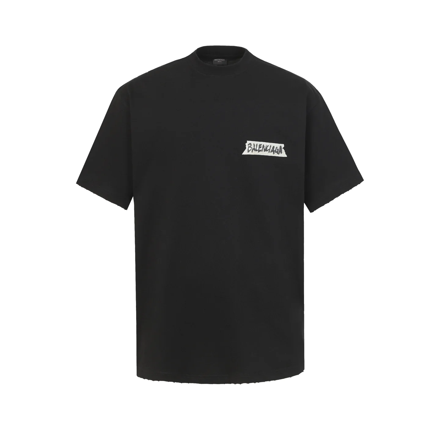 Tape Logo Oversized Cotton T-Shirt D15018752