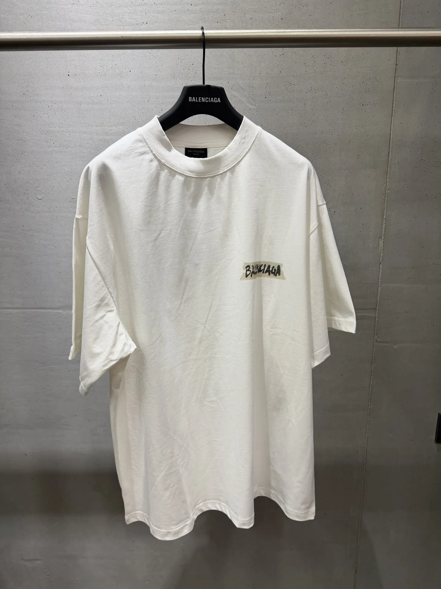 Tape Logo Oversized T-Shirt D15018756