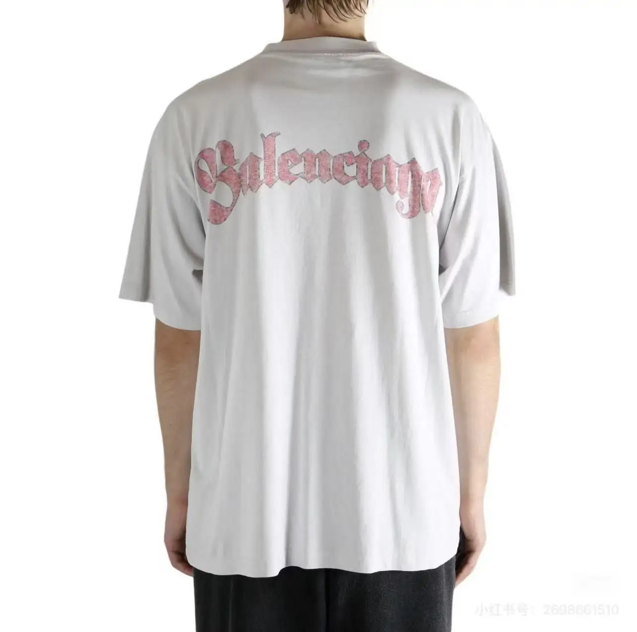 Crest Logo Graphic Oversized T-Shirt D15518723 — view 4