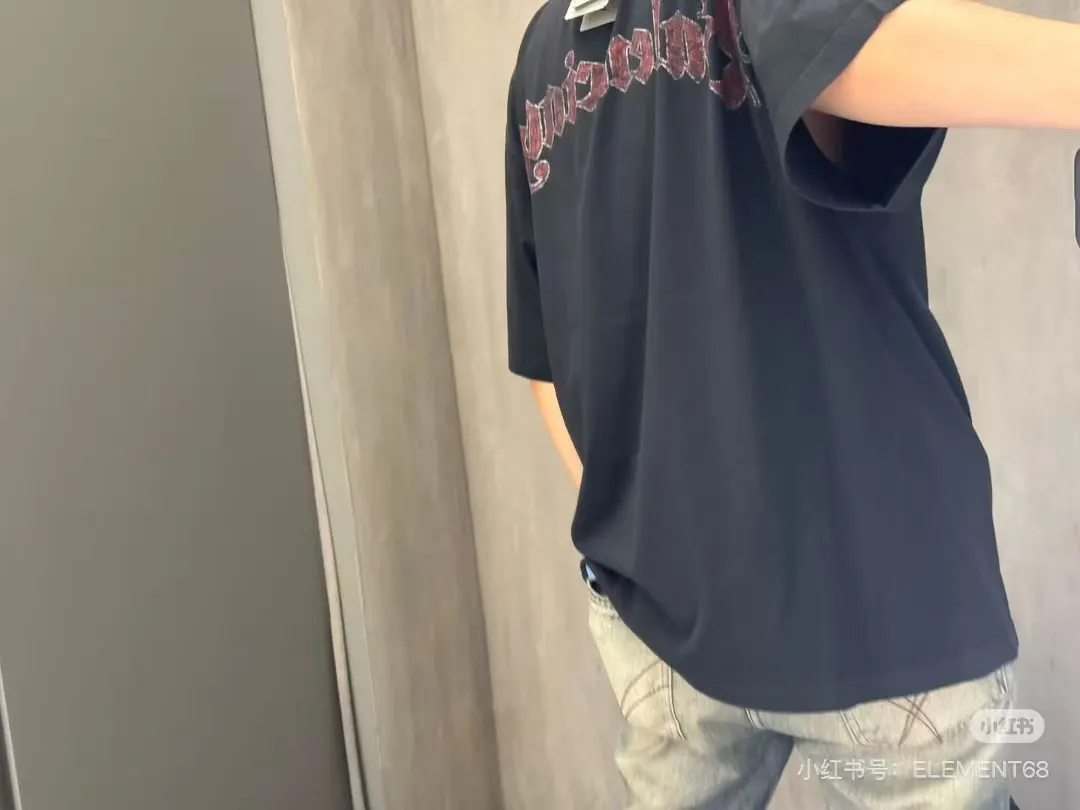 Crest Logo Graphic Oversized T-Shirt D15518723 — view 9