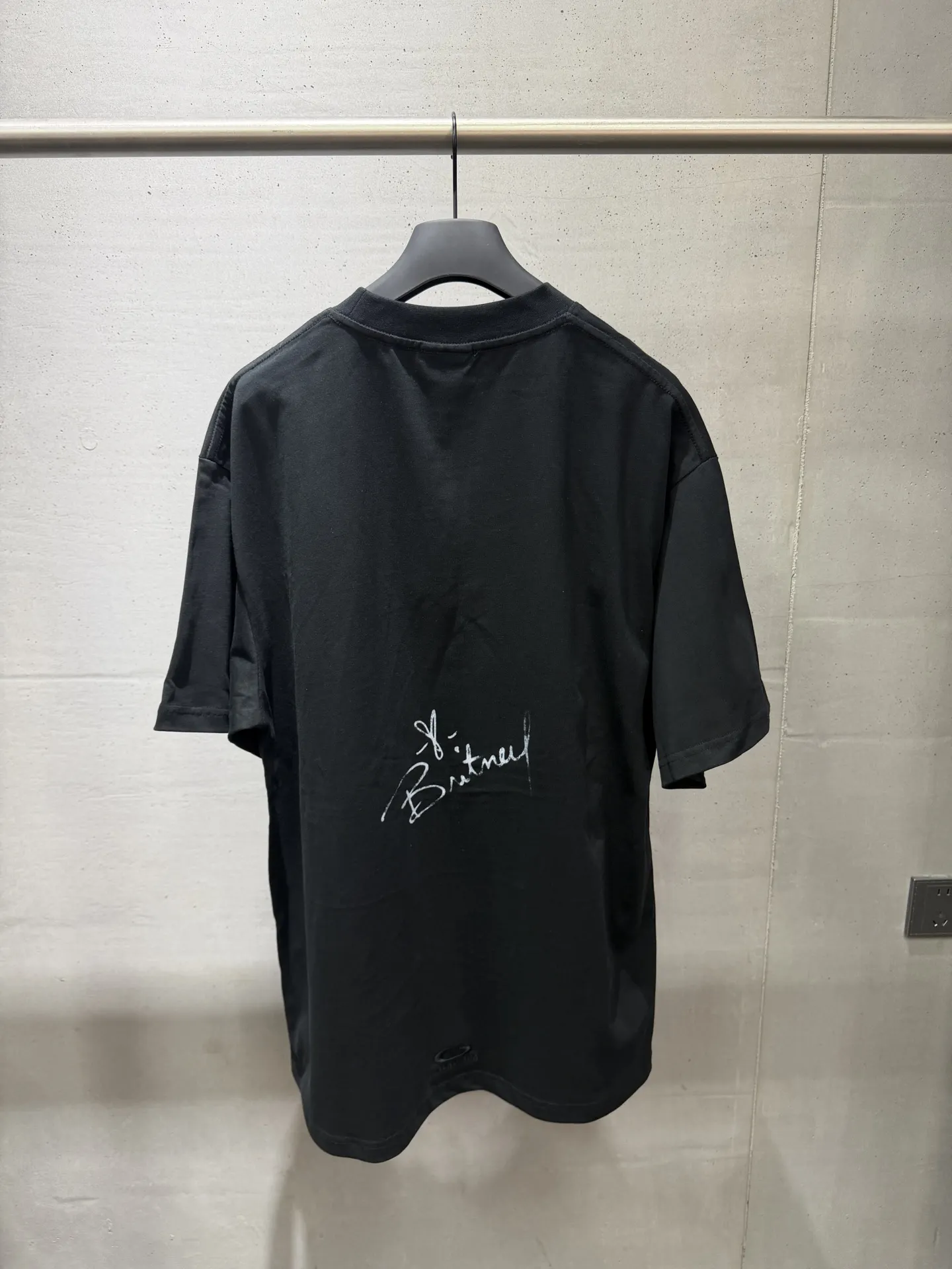 Britney Spears Graphic Print Oversized T-Shirt D15518745 — view 2