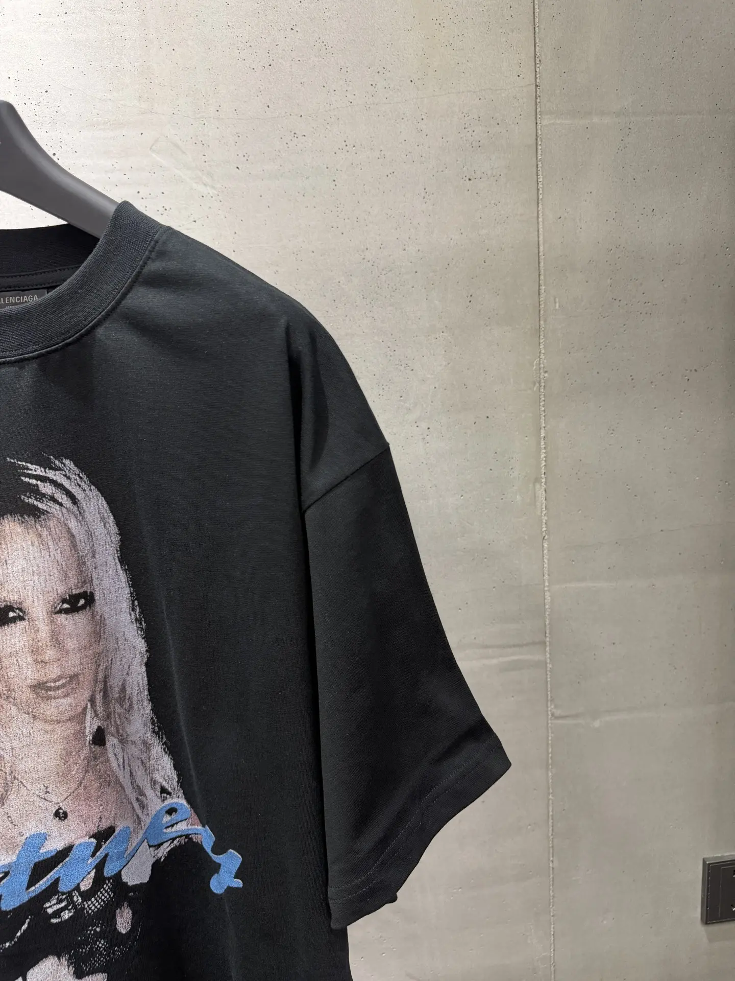 Britney Spears Graphic Print Oversized T-Shirt D15518745 — view 3
