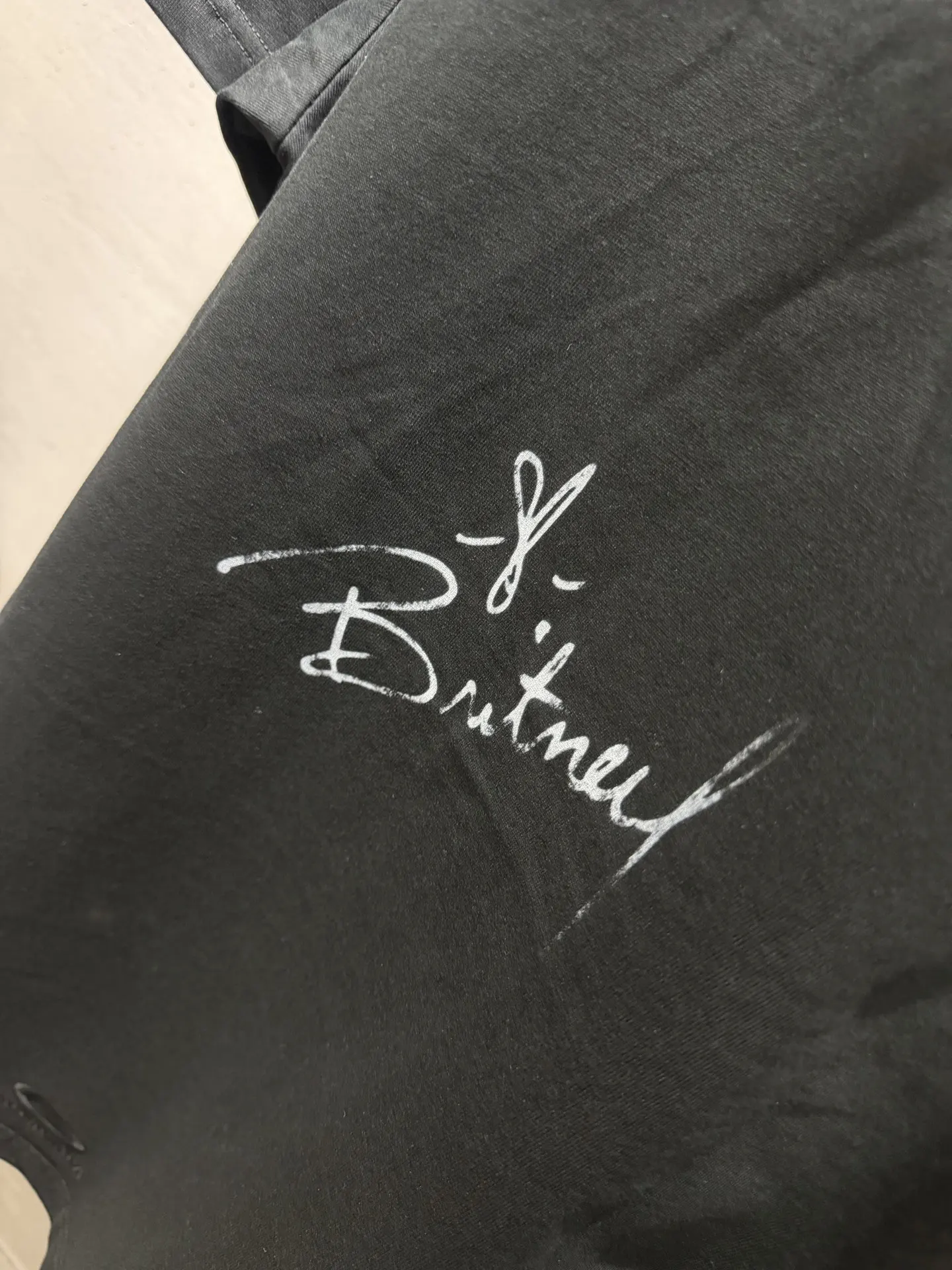 Britney Spears Graphic Print Oversized T-Shirt D15518745 — view 7