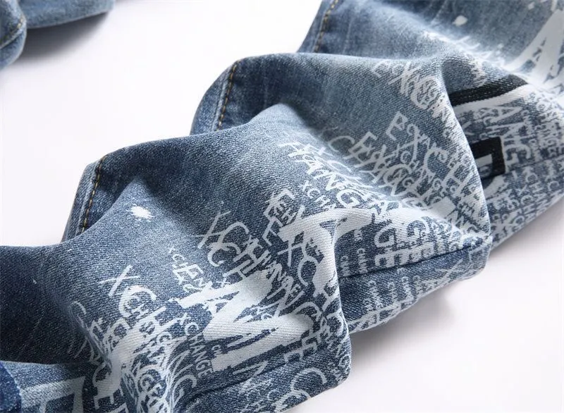 Logo Patch Paint-Splatter Slim-Fit Jeans D14521829 — view 9