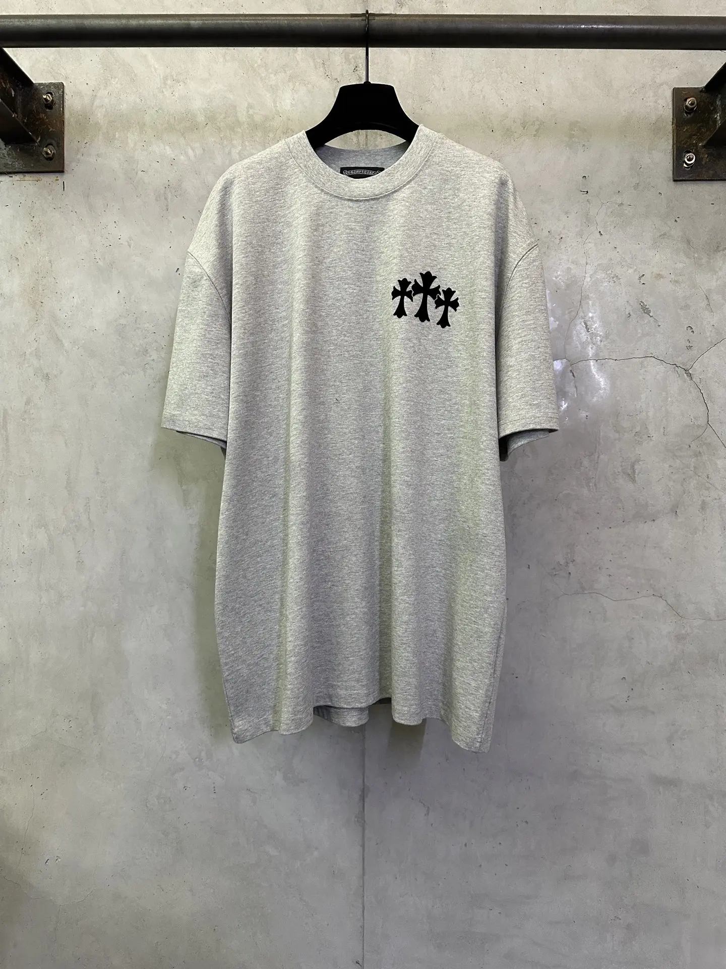 Logo-Print Heavyweight Cotton T-Shirt D17511568