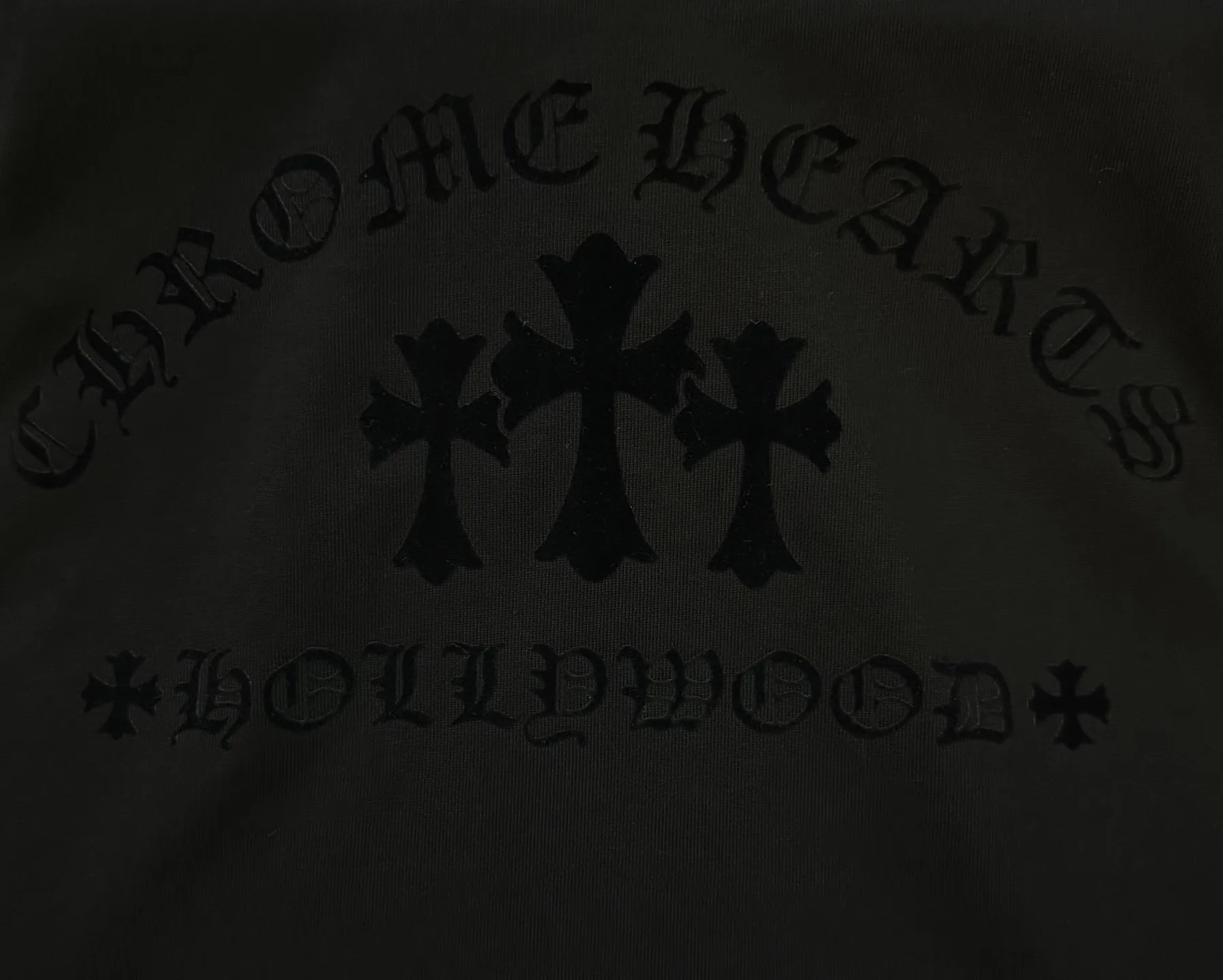 Cross Flocked Logo Heavyweight Cotton T-Shirt D17511570 — view 8