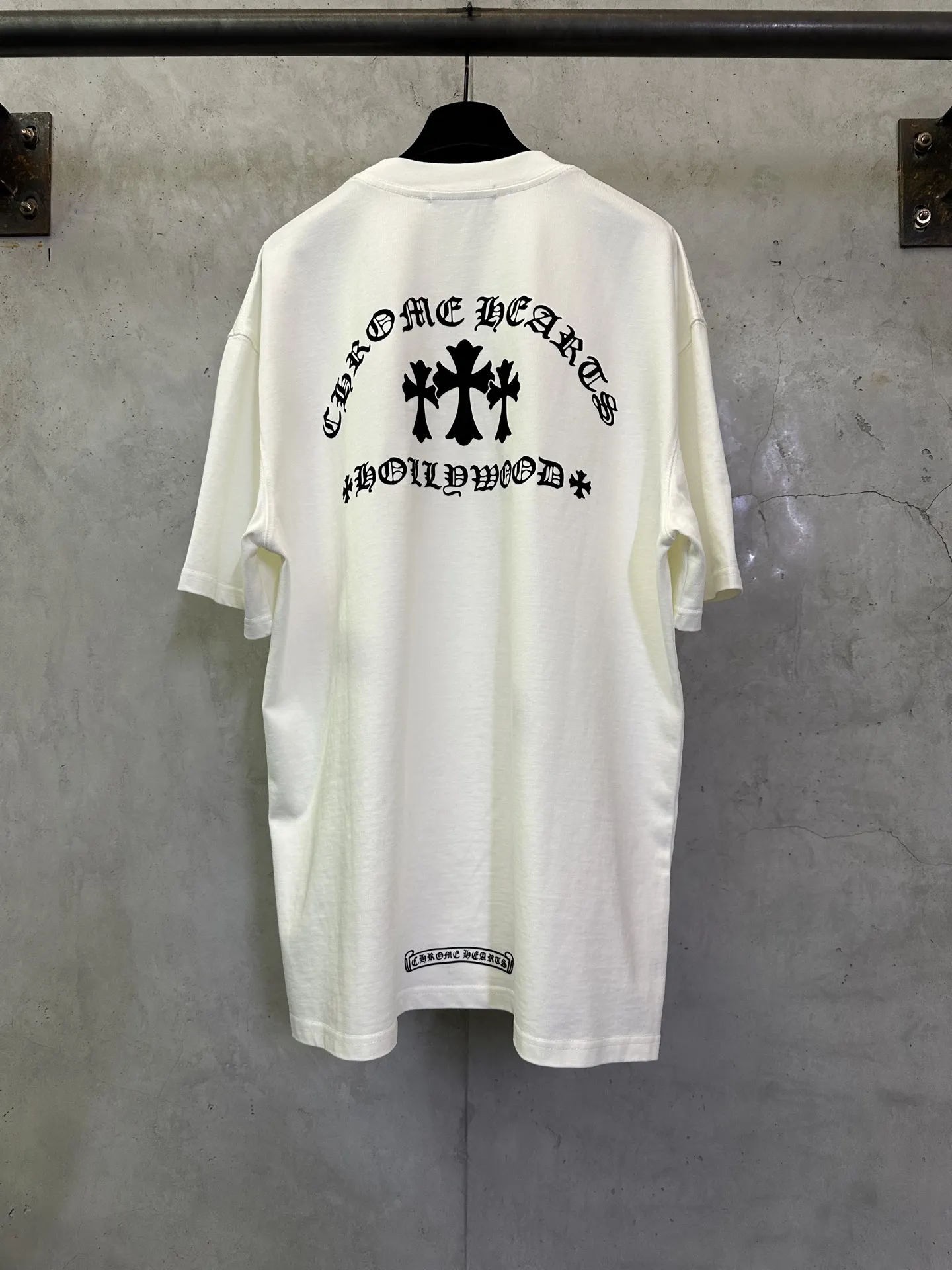 Cross Flocked Logo Cotton T-Shirt D17511569 — view 2