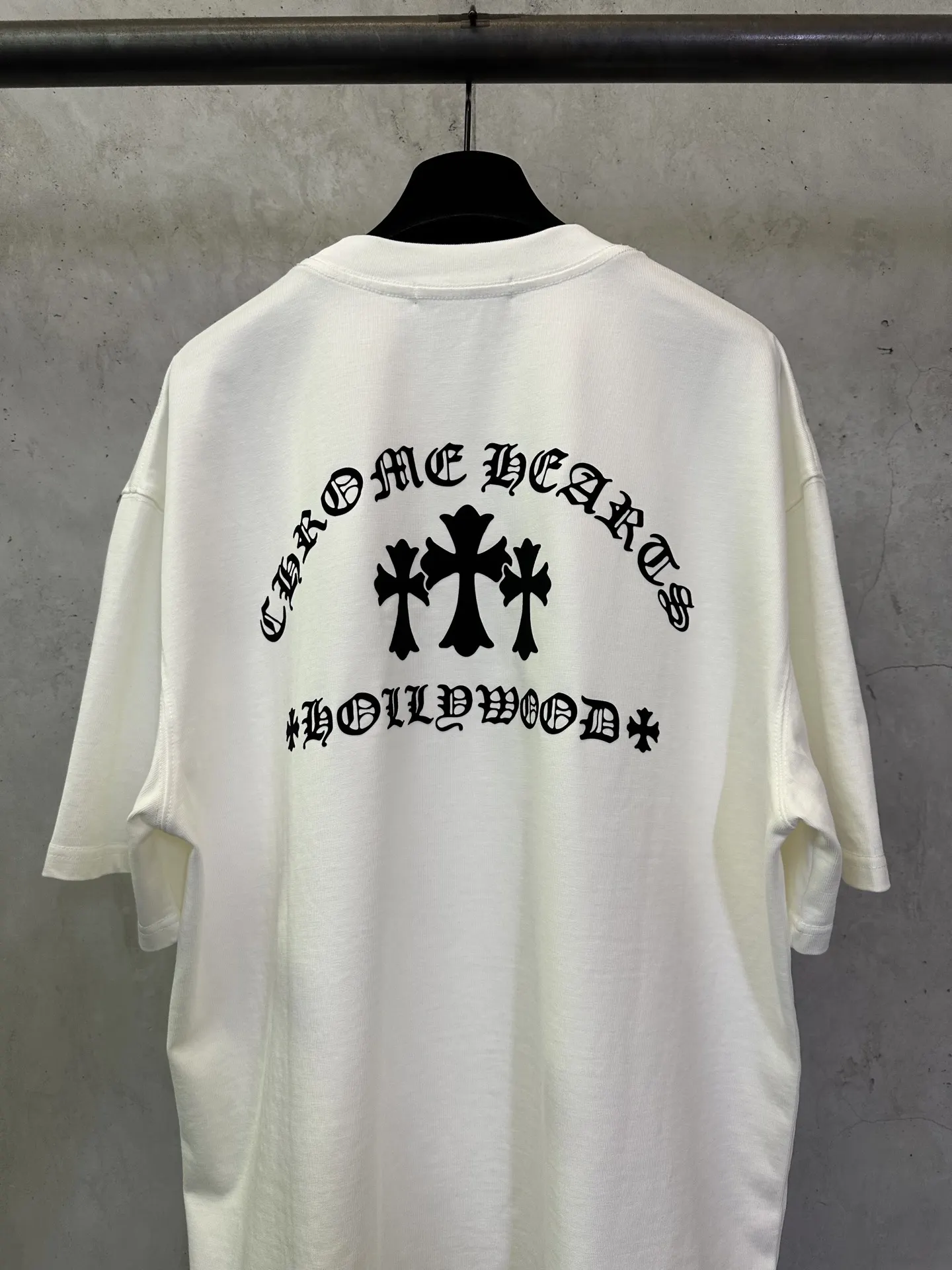 Cross Flocked Logo Cotton T-Shirt D17511569 — view 5